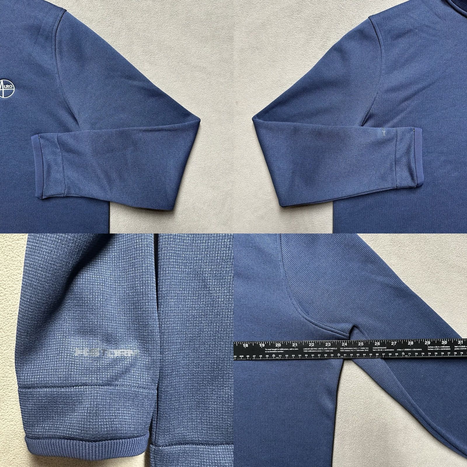 Under Armour Under Armour Pullover Mens Large Navy Blue SweaterFleece Golf Storm Loose Size US L / EU 52-54 / 3 - 8 Thumbnail