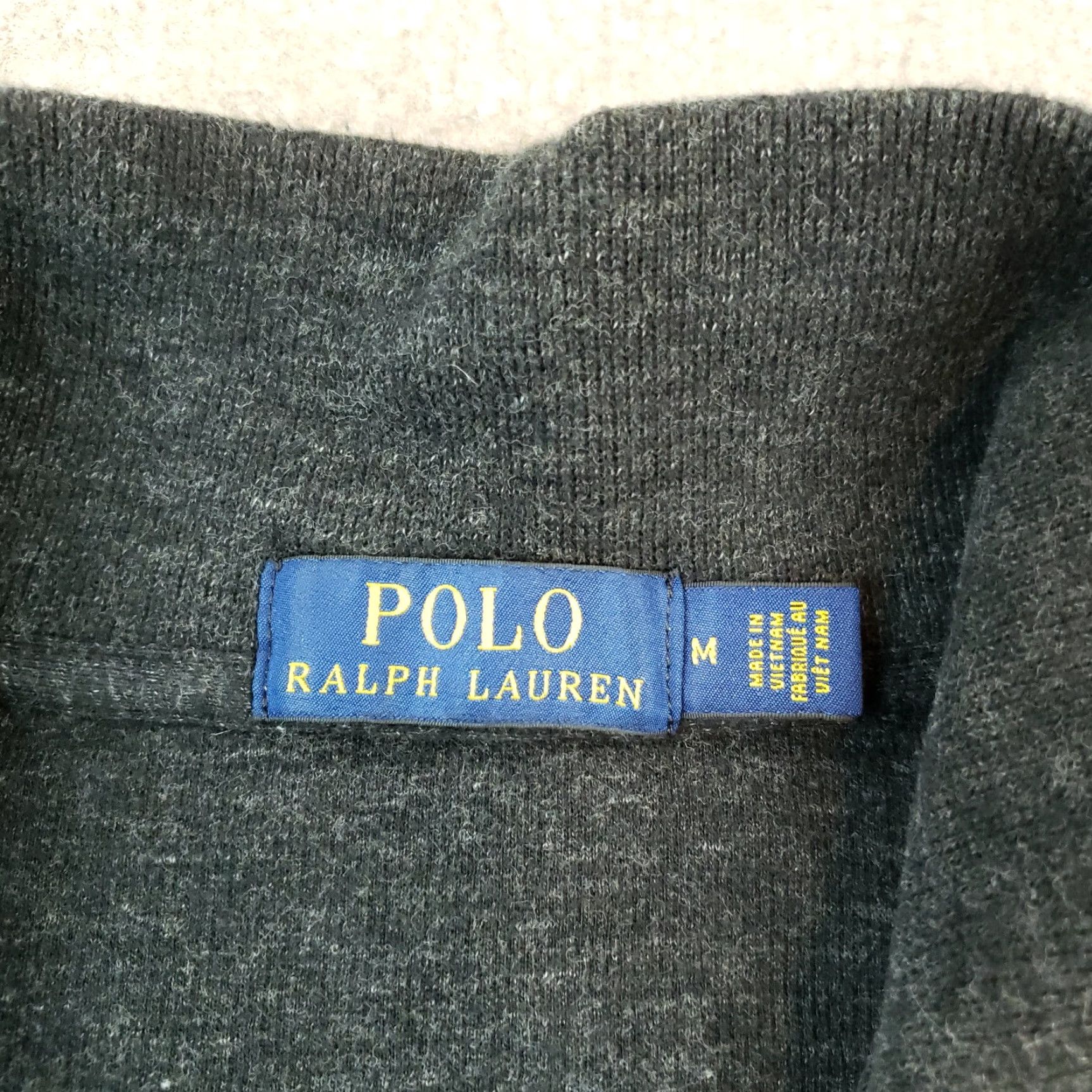 Ralph Lauren Polo Ralph Lauren Sweater Men Medium Gray Mock Neck 1/4 Zip Pullover Casual Mens Size US M / EU 48-50 / 2 - 6 Thumbnail
