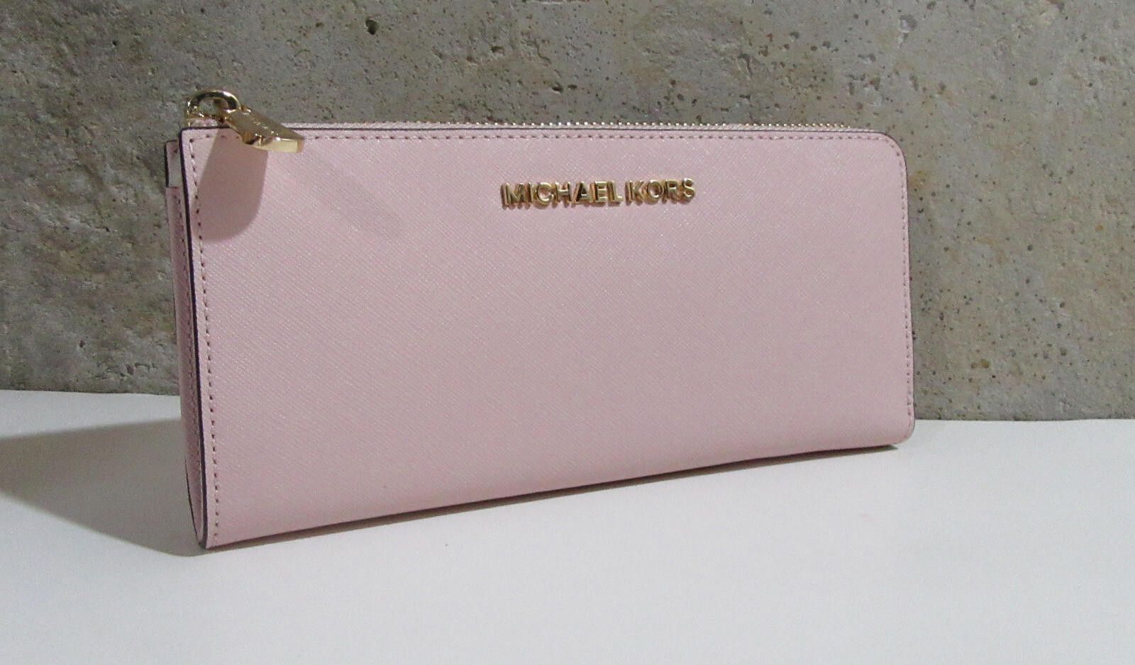 Michael Kors Michael Kors Large Three Quarter Zip Leather Wallet Size ONE SIZE - 7 Thumbnail