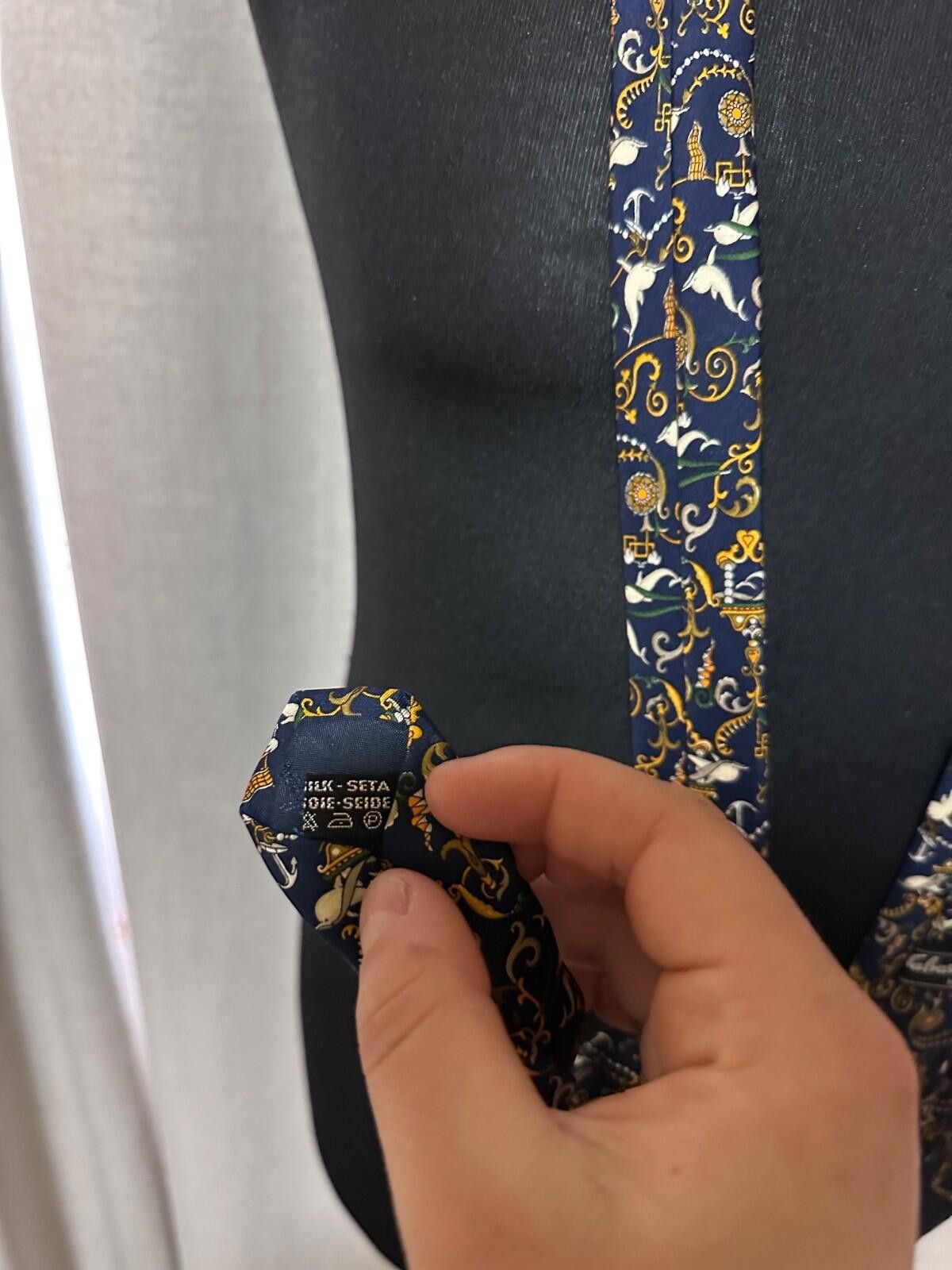 Salvatore Ferragamo Salvatore Ferragamo Mens Tie Blue Animal Theme Pattern Size ONE SIZE - 6 Thumbnail