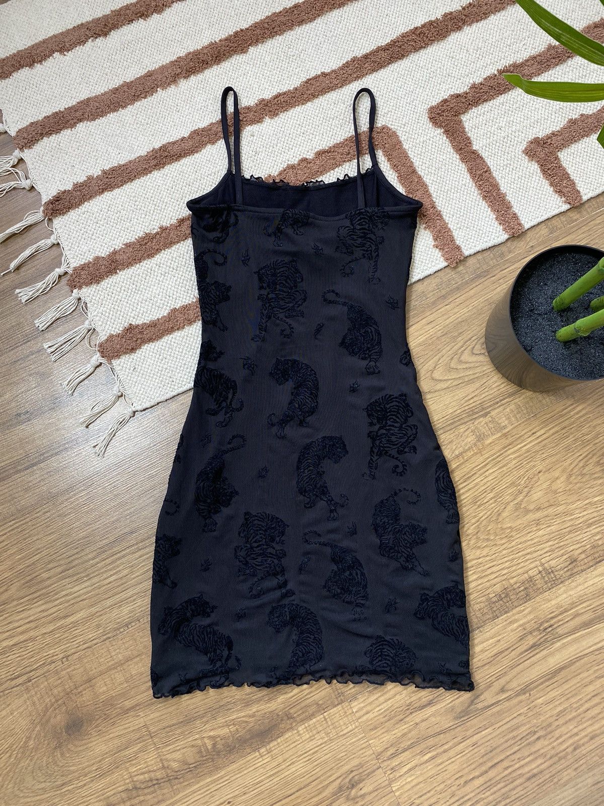 Vintage JEAN PAUL GAULTIER STYLE TIGER MESH DRESS Size S / US 4 / IT 40 - 5 Thumbnail