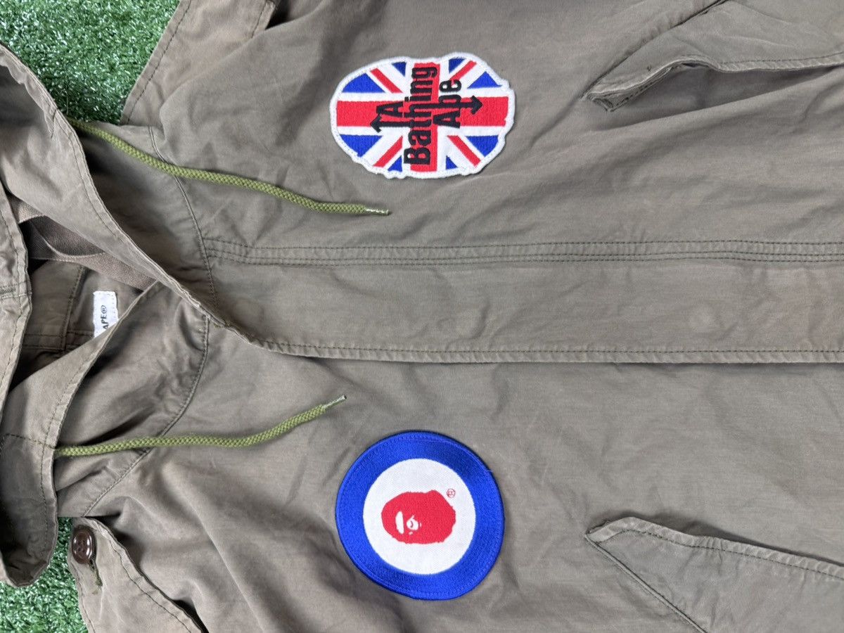 Bape RARE 2009 bape x the who UK flagM51 Fishtail Parka SZ M Size US M / EU 48-50 / 2 - 3 Thumbnail