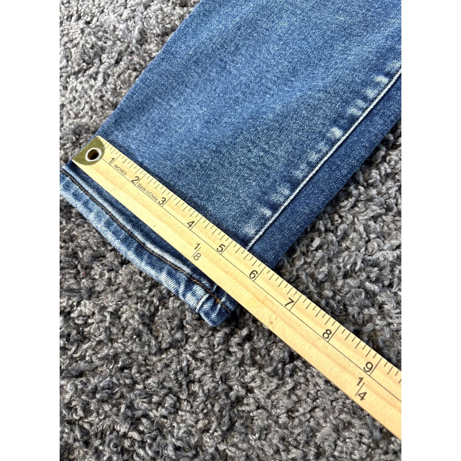 Vintage KUT from the Kloth Jeans Womens 8 28x26 Distressed High Rise Ankle Denim Pocket 5-Pocket Women Shoes? Size 30" / US 8 / IT 44 - 3 Thumbnail