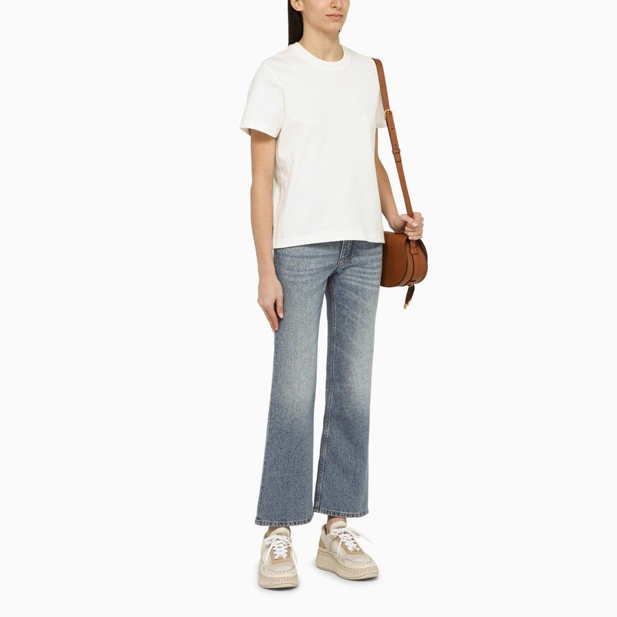 Chloe o1d2blof0824 Denim Jeans in Washed Blue Size 28" / US 6 / IT 42 - 2 Thumbnail