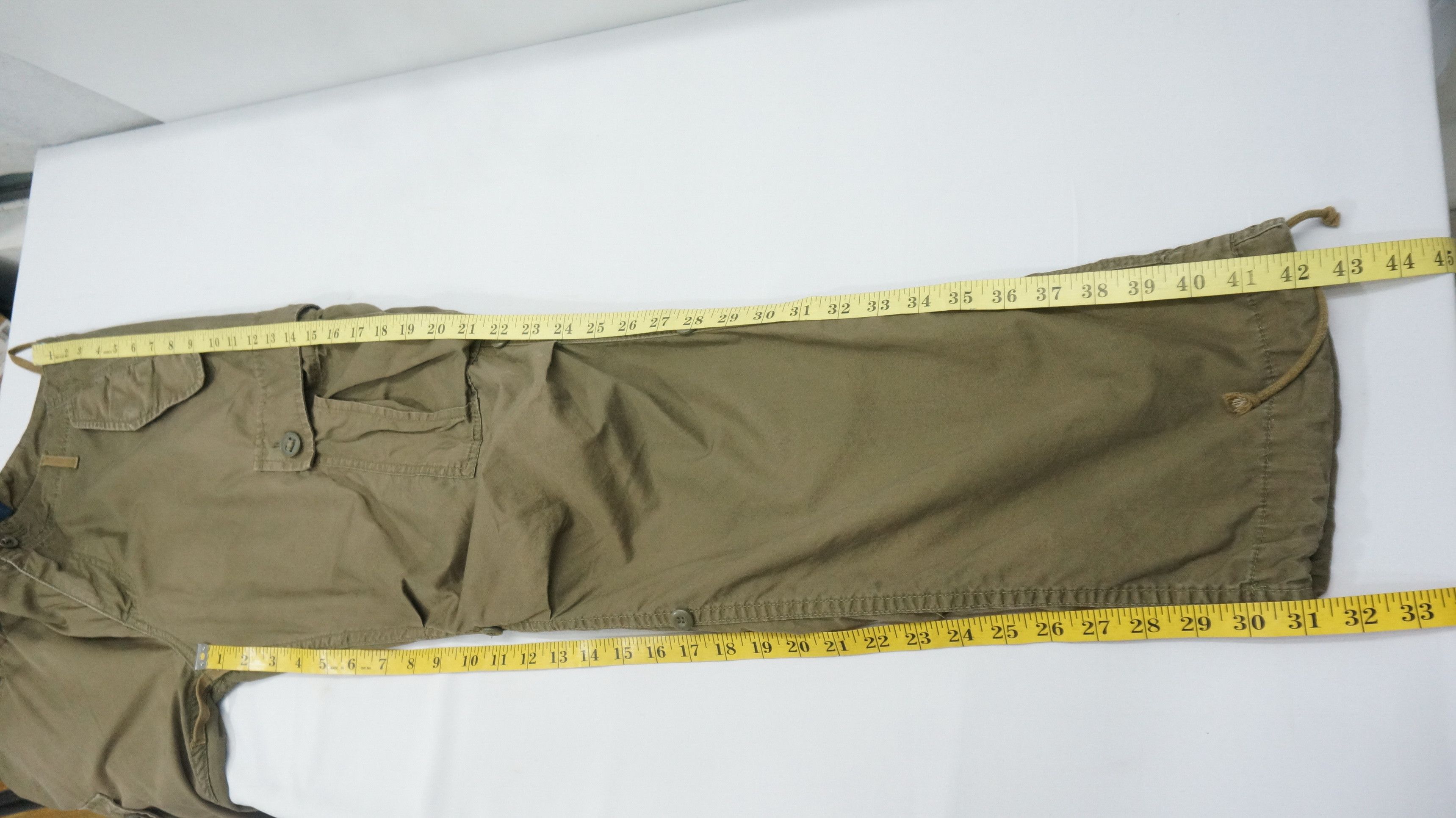 Japanese Brand BACK NUMBER Tactical Lightweight Roll Up Cargo Pants Size US 34 / EU 50 - 10 Thumbnail