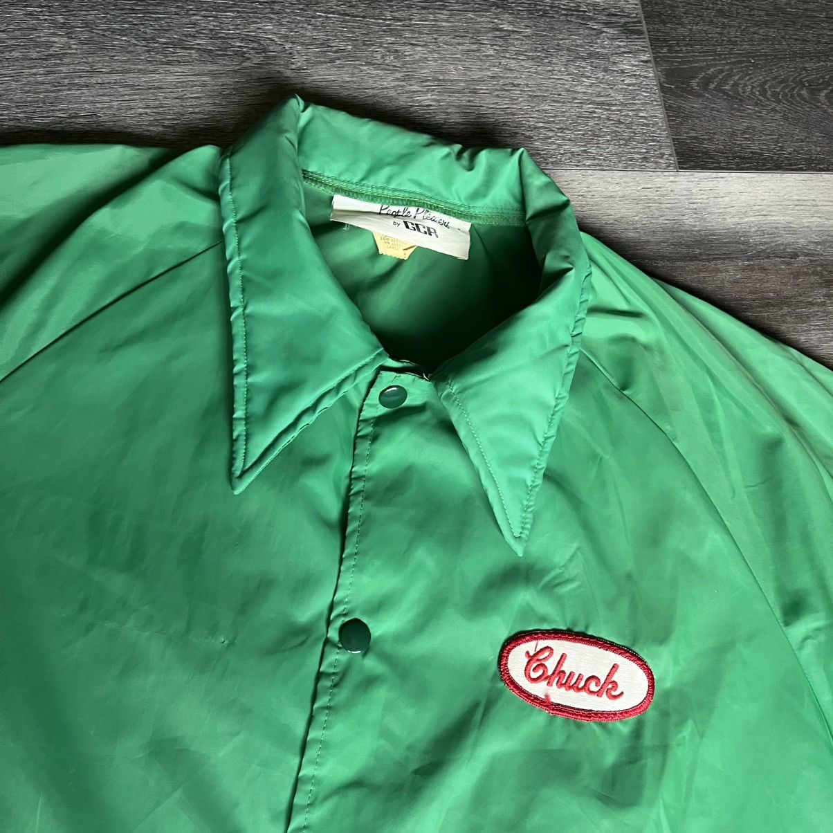 Vintage Vintage 1970s People Pleasers GCA Chuck Windbreaker Jacket Size US L / EU 52-54 / 3 - 5 Thumbnail