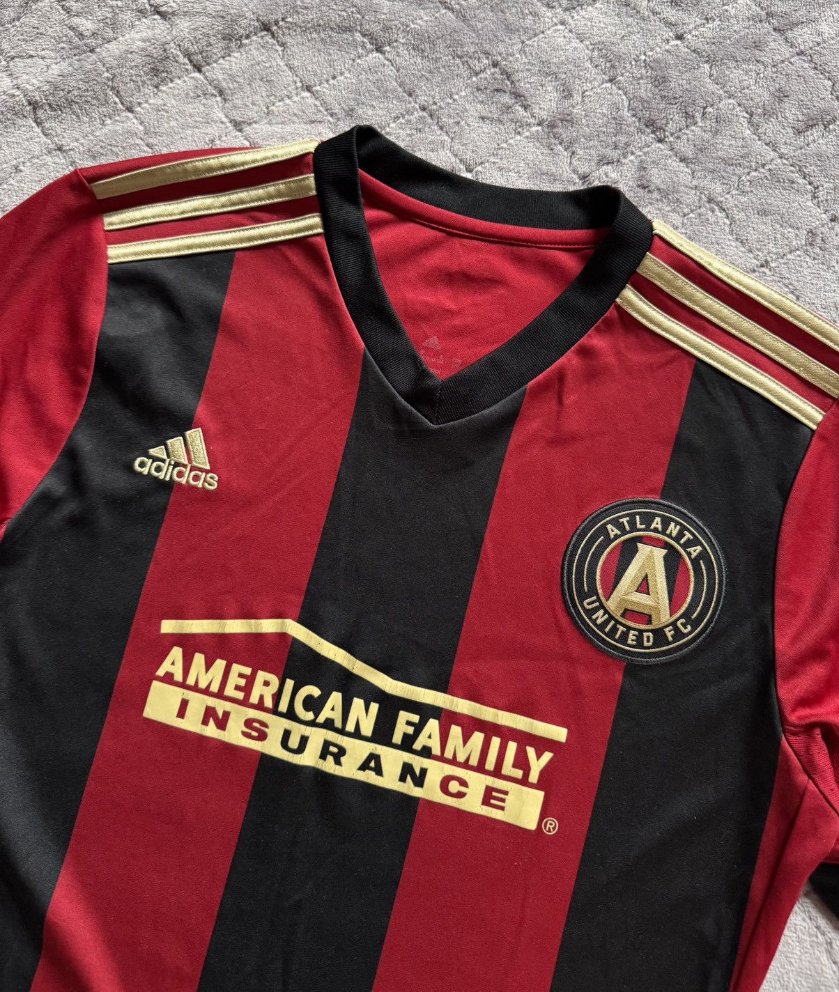 Adidas × Vintage Vintage Adidas Atlanta United 2018 Home Jersey blockcore Size US S / EU 44-46 / 1 - 5 Thumbnail