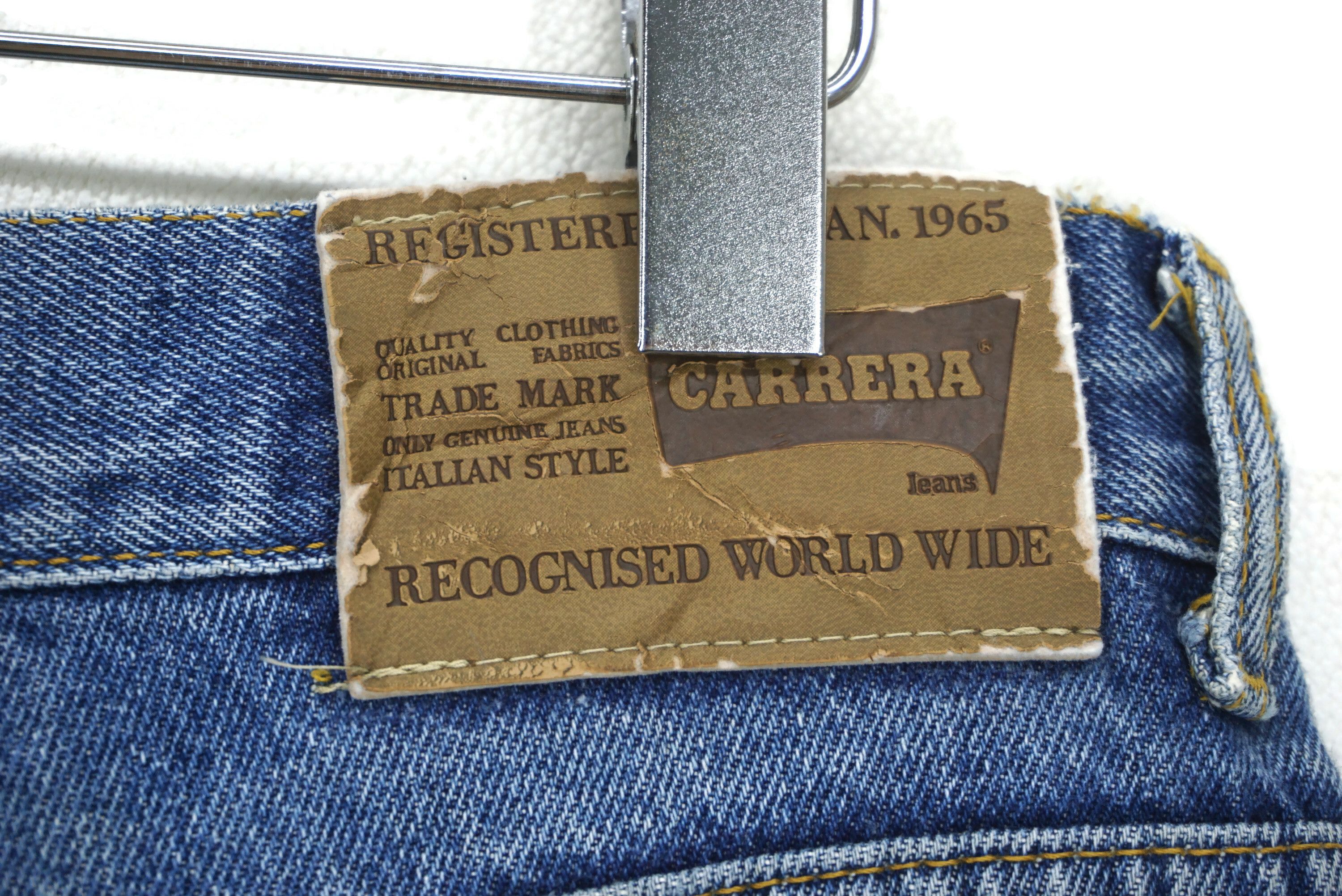 Vintage Carrera Jeans Size W36xL29 Straight Leg Denim Broken Zipper Size US 36 / EU 52 - 11 Thumbnail