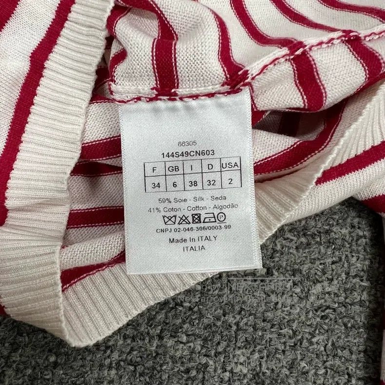 Dior Dior Navy-style striped knitwear Size XXS / US 00 / IT 34 - 8 Thumbnail