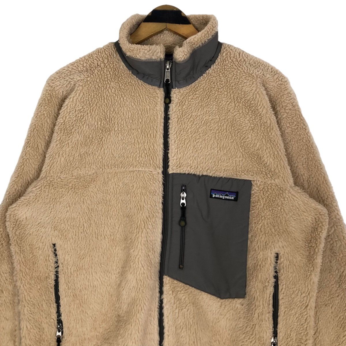 Patagonia Vintage Patagonia Classic Retro-X Fleece Jacket Mock Neck Size US L / EU 52-54 / 3 - 3 Thumbnail