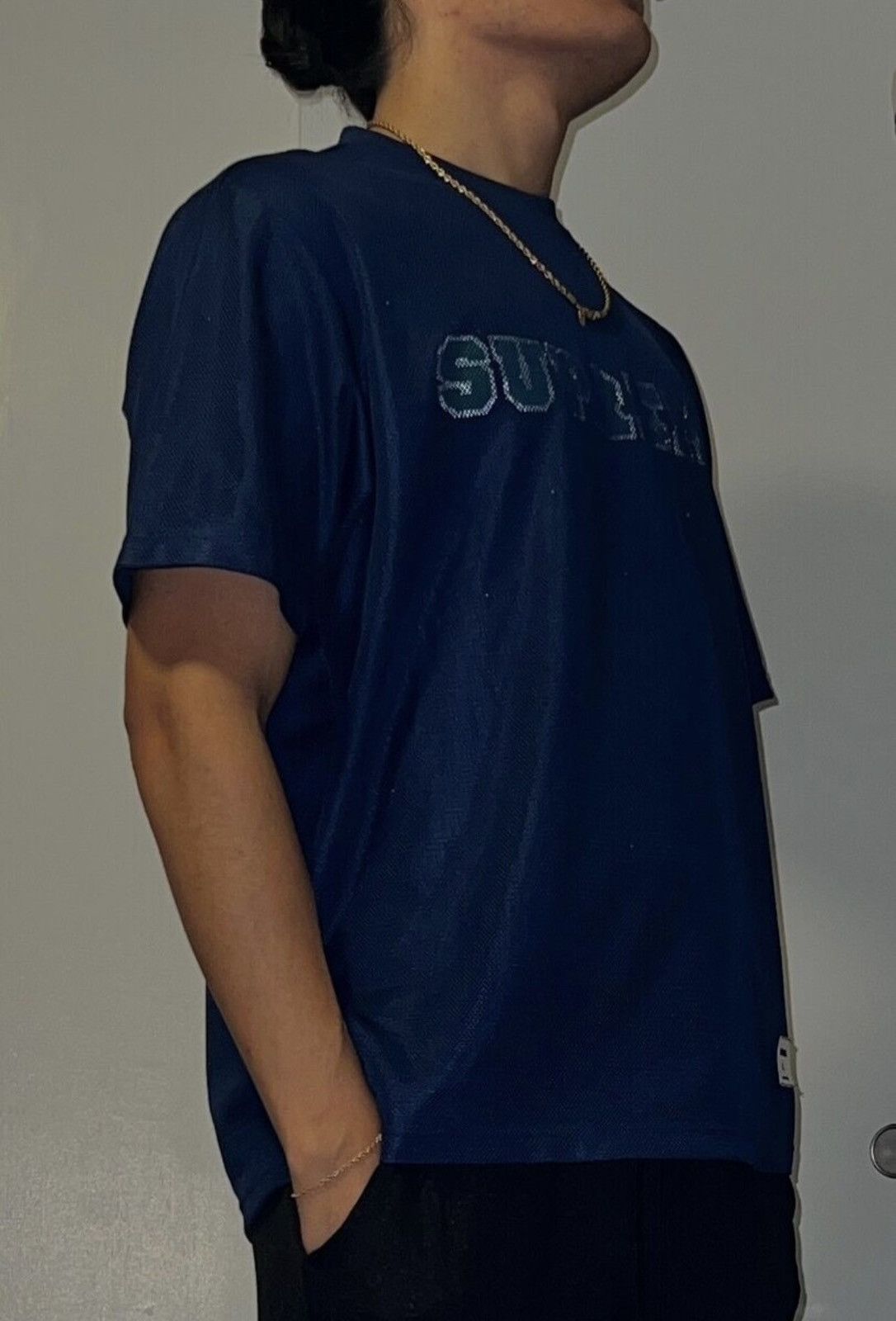 Supreme Supreme Dazzle Mesh Mens Top Size US L / EU 52-54 / 3 - 7 Thumbnail