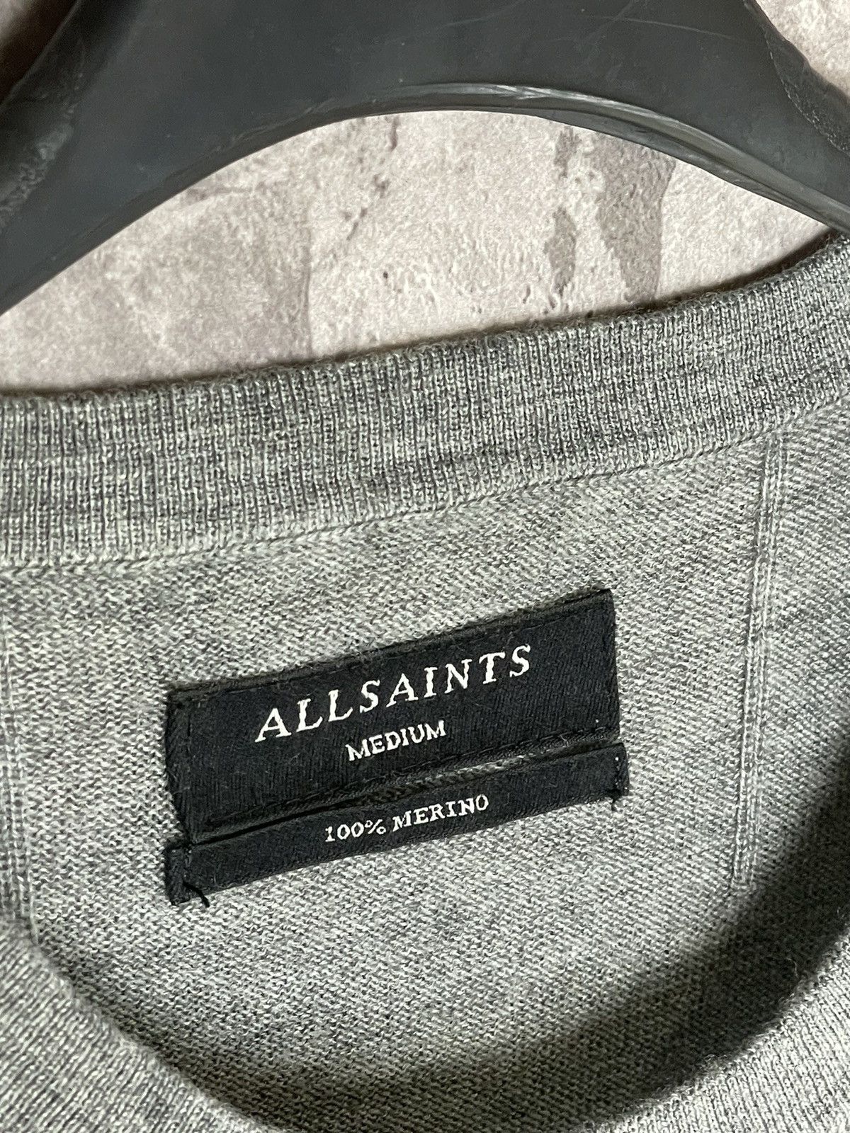 Allsaints AllSaints Trias Crew Waffle Knit Wool Rare Sweater Size US M / EU 48-50 / 2 - 8 Thumbnail