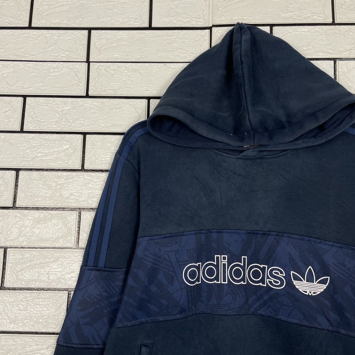 Adidas Adidas Big Logo Pullover Hoodie Size US M / EU 48-50 / 2 - 6 Thumbnail