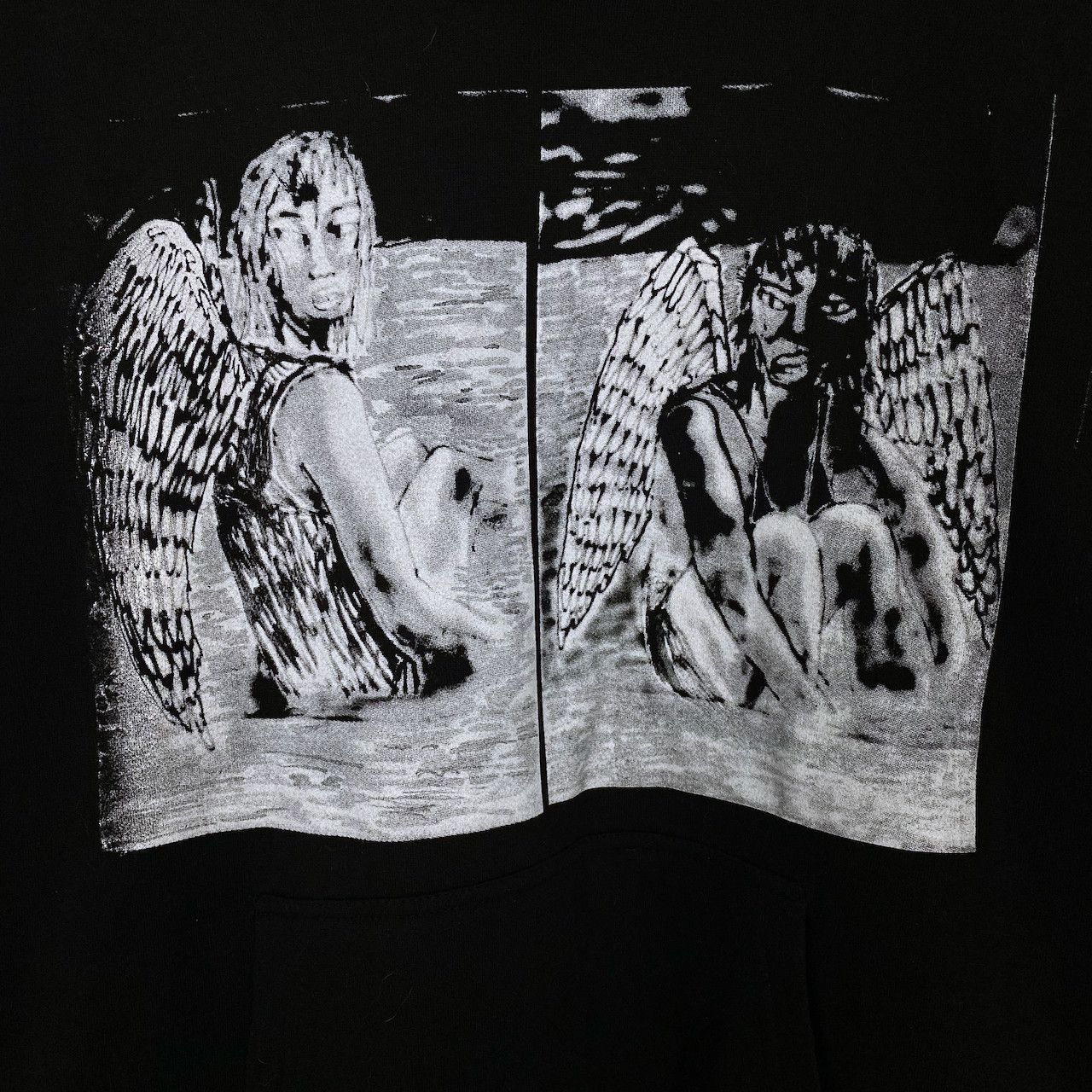 Other POSHGOD 2055 ANGEL BLACK HOODIE Size US M / EU 48-50 / 2 - 2 Thumbnail