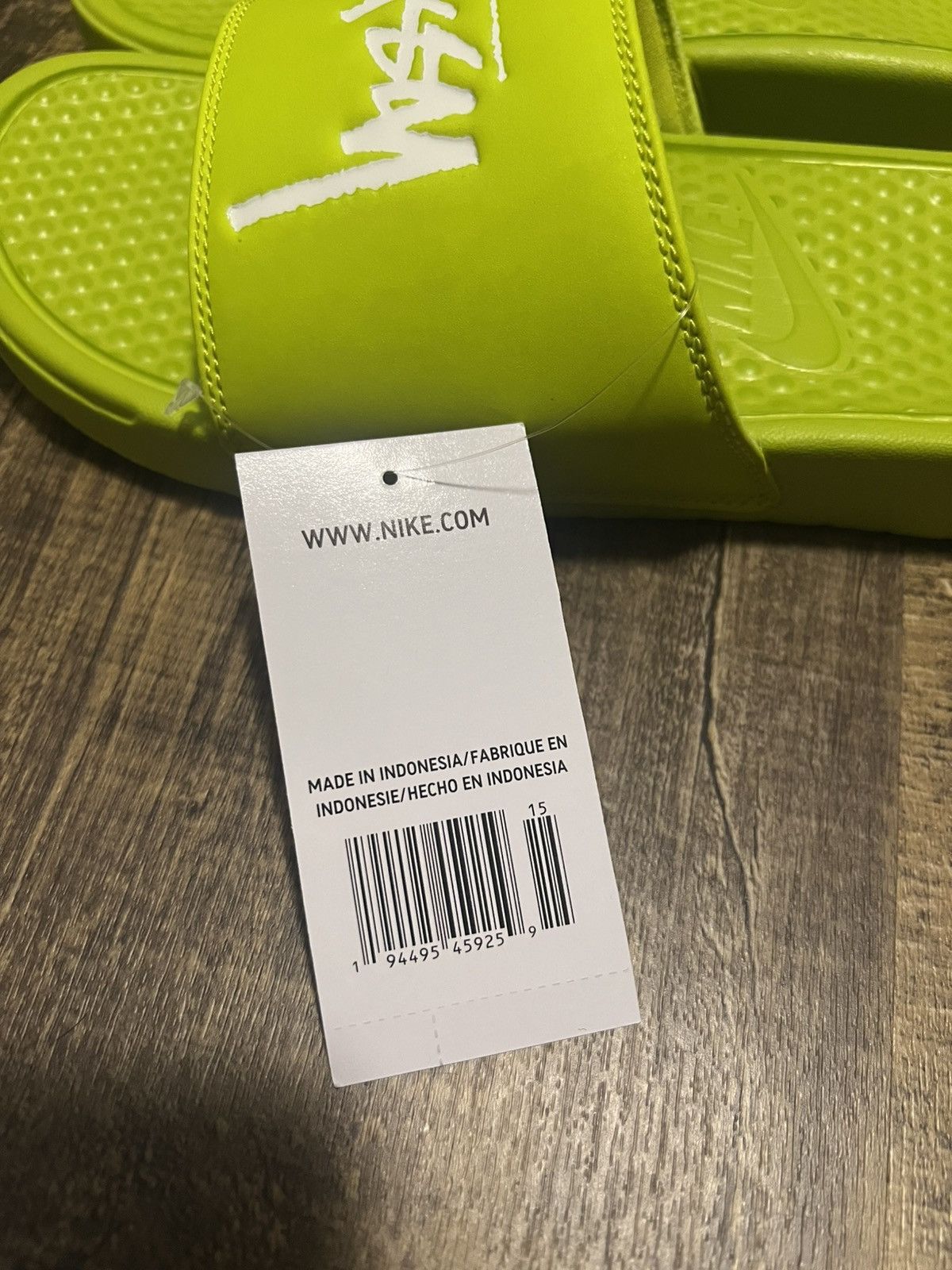 Nike × Stussy Nike Stussy Benassi Cactus Slip-Ons Size US 9 / EU 42 - 3 Thumbnail