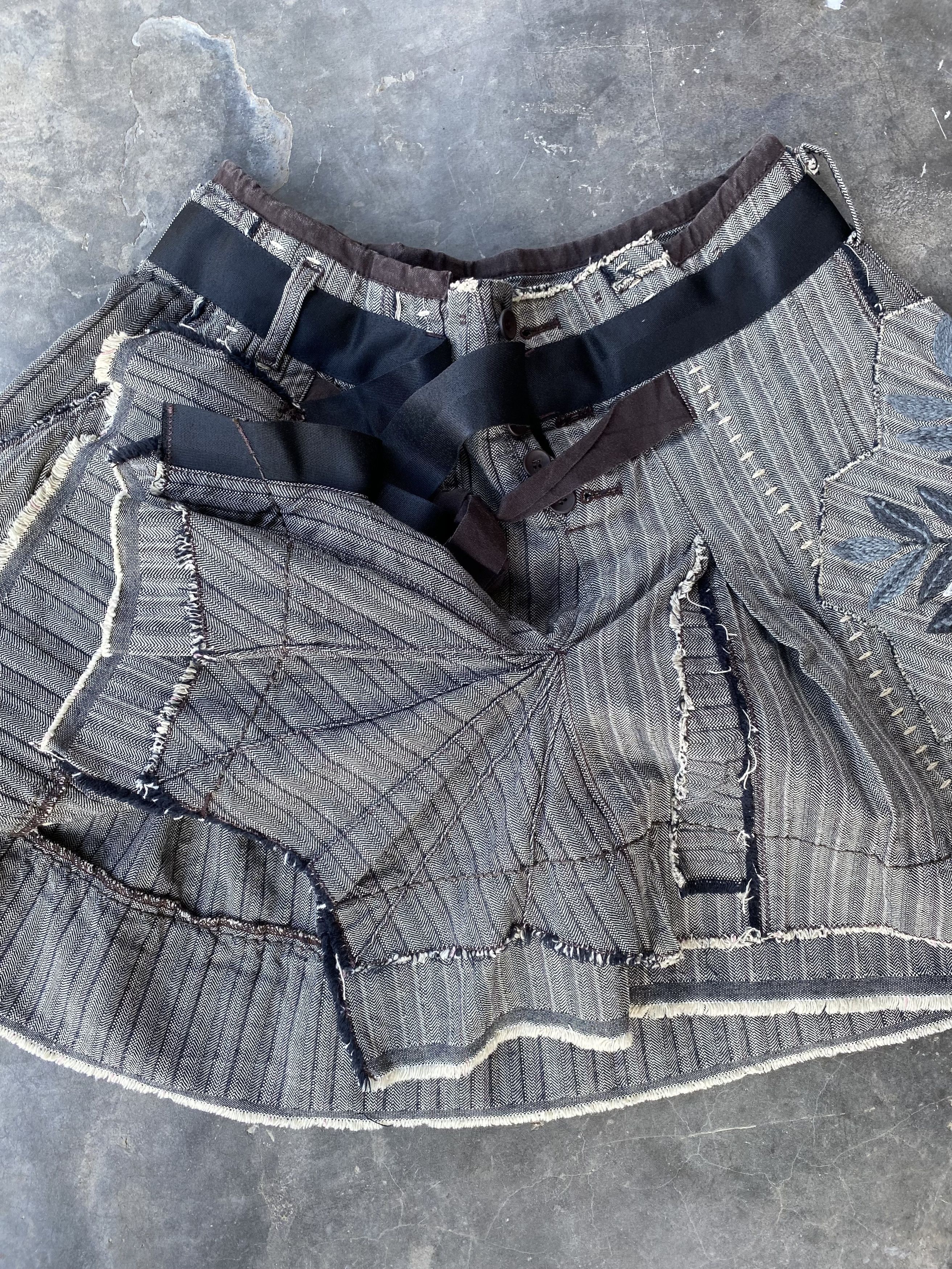 Marithe + Francois Girbaud Vintage Marithé + François Girbaud Asymmetrical Skirt Size 25" / US 0 / IT 36 - 10 Thumbnail
