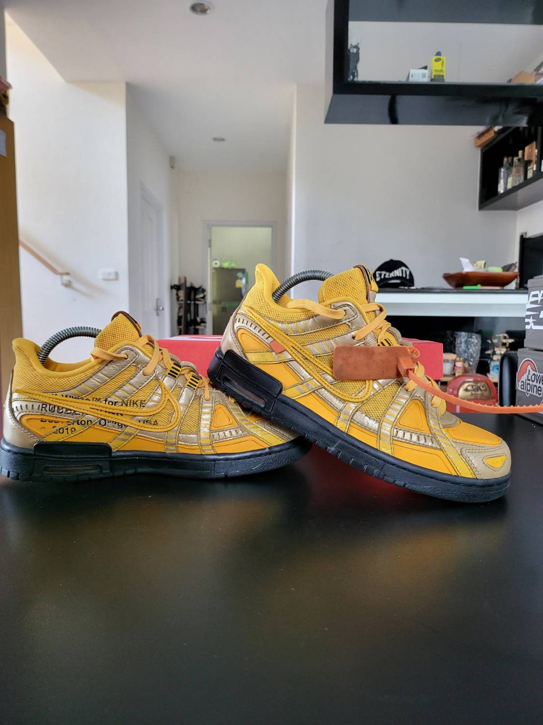 Nike × Off-White Nike x Off-White Rubber Dunk University Gold size Us8.5 Size US 8.5 / EU 41-42 - 6 Thumbnail