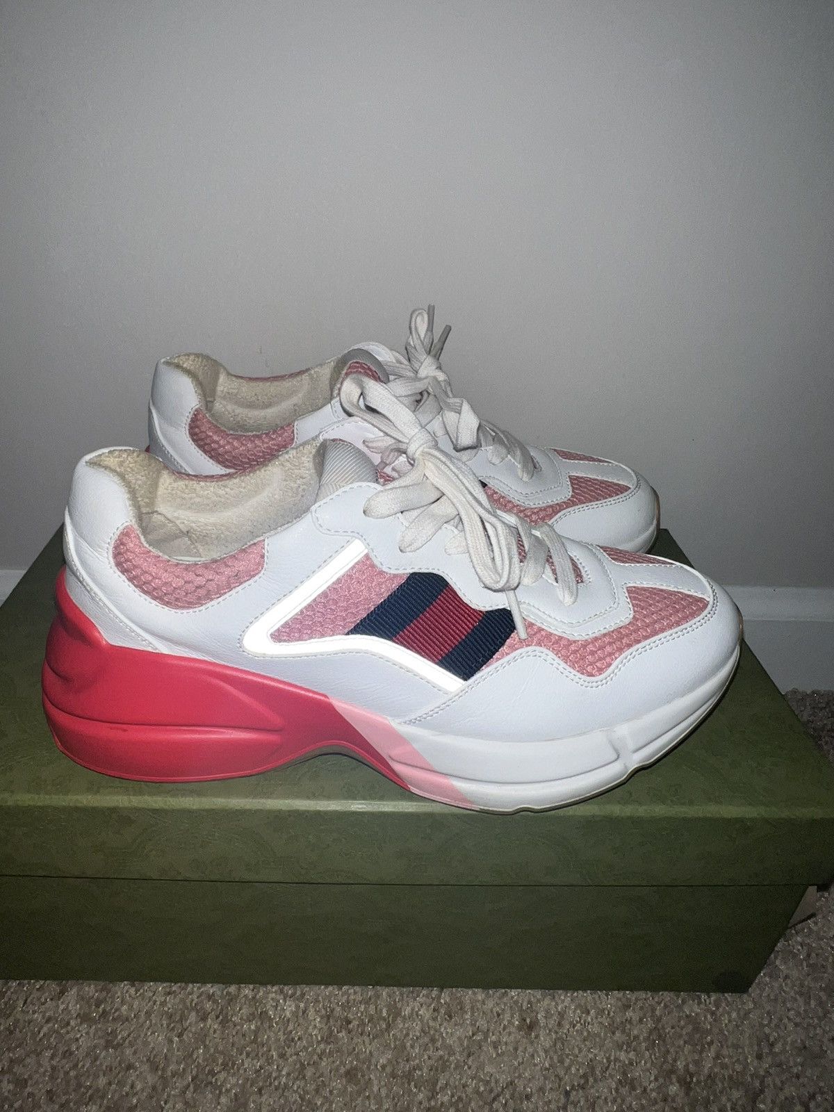 Gucci GUCCI RHYTON SNEAKER Size US 8.5 / IT 38.5 - 1 Thumbnail