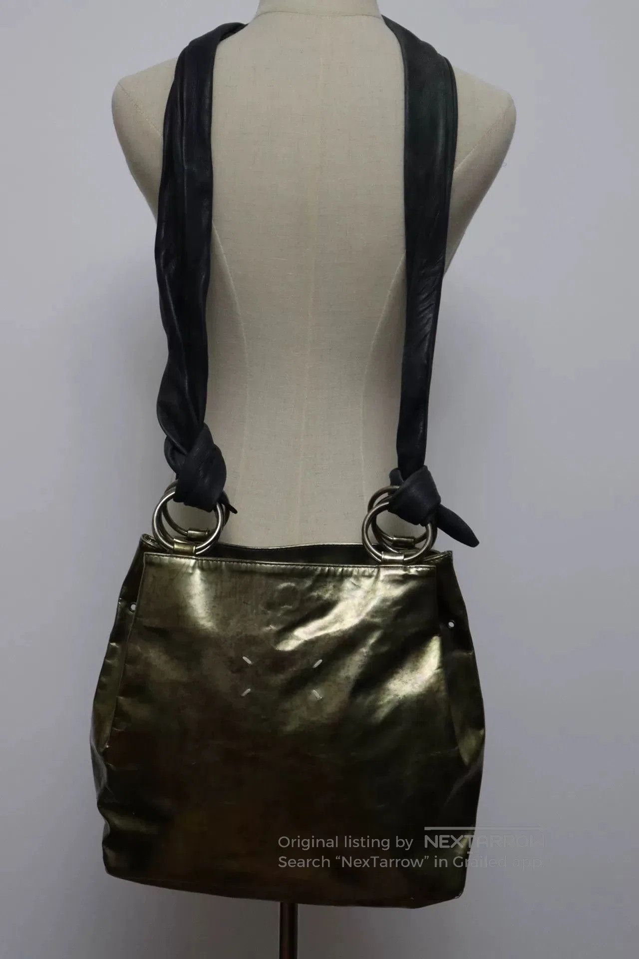 Maison Margiela Maison Margiela Metallic Leather Crossbody Bag. Size ONE SIZE - 2 Thumbnail