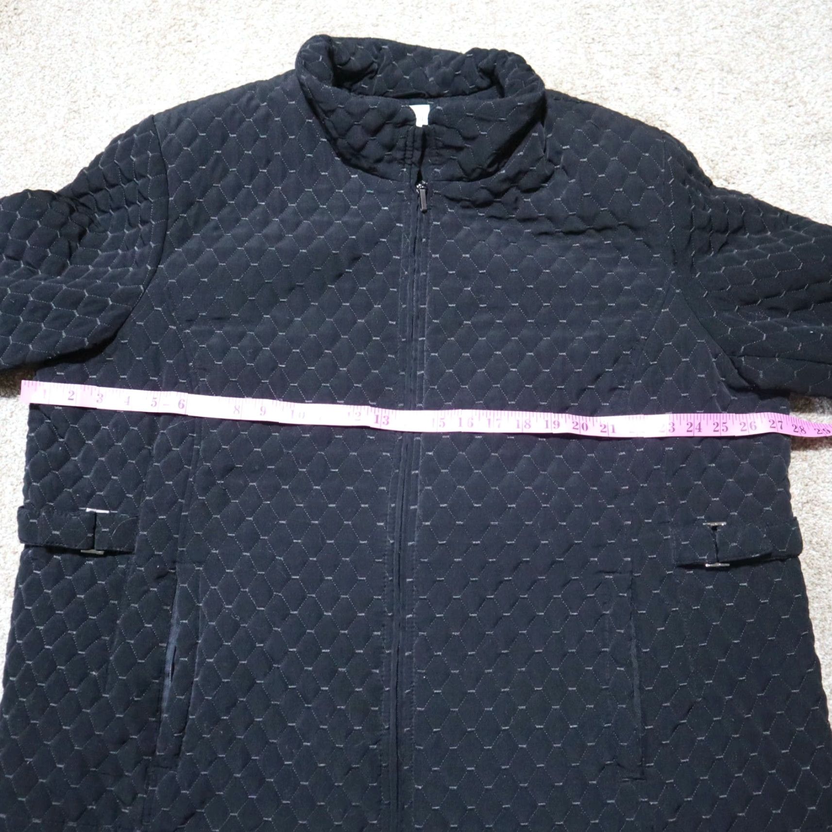 Vintage St Johns Bay Jacket Black Long Sleeve Full Zip Women's 3X Plus Size 3X 3XL XXXL Women Jacket Size XXL / US 16-18 / IT 52-54 - 6 Thumbnail