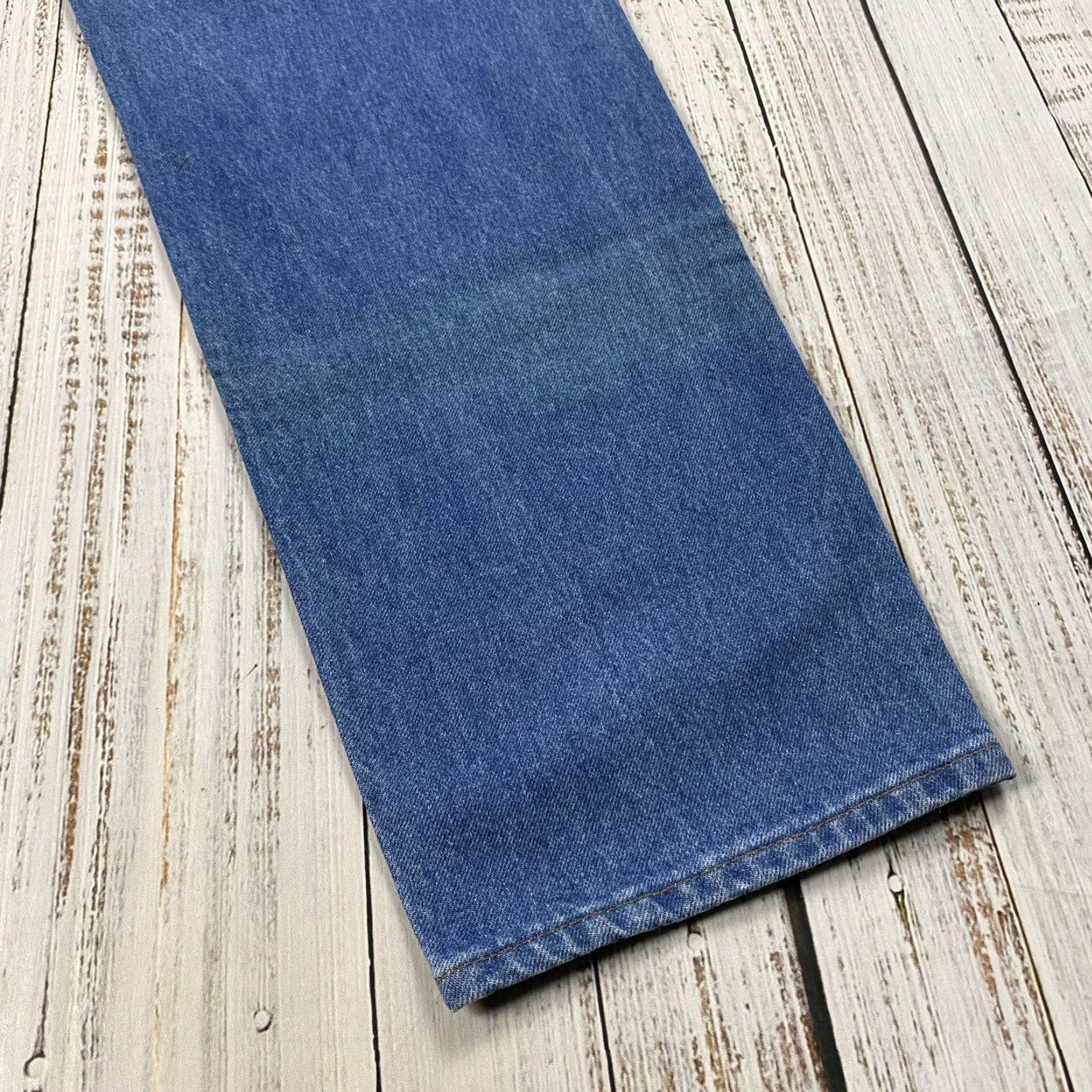 Levi's VINTAGE Levi's 505 Jeans Men 42x32 Light Wash 80s Deadstock Straight Fit Denim Mid Rise Size US 42 / EU 58 - 6 Thumbnail