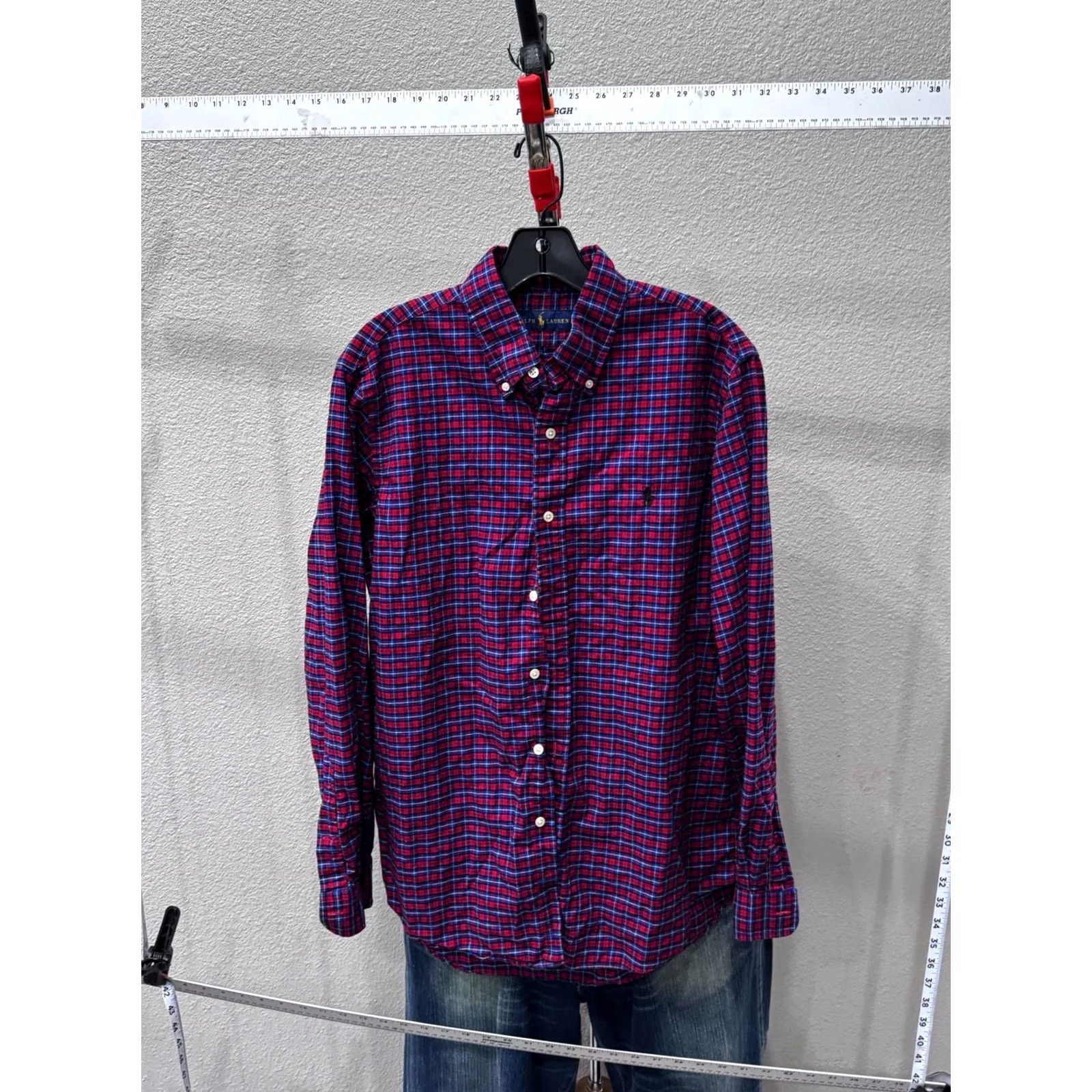 Ralph Lauren Ralph Lauren Plaid LONG SLEEVE SHIRT Men Medium M Multicolor 15.5 x 33/34 Size US M / EU 48-50 / 2 - 2 Thumbnail