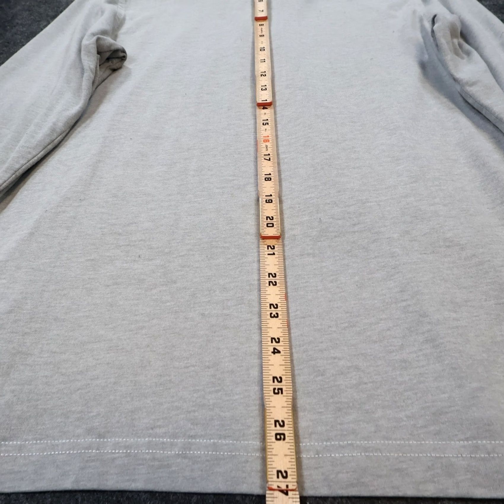 Nautica Nautica Polo Shirt Mens Medium Gray Long Sleeve Solid Jersey Knit Size US M / EU 48-50 / 2 - 5 Thumbnail