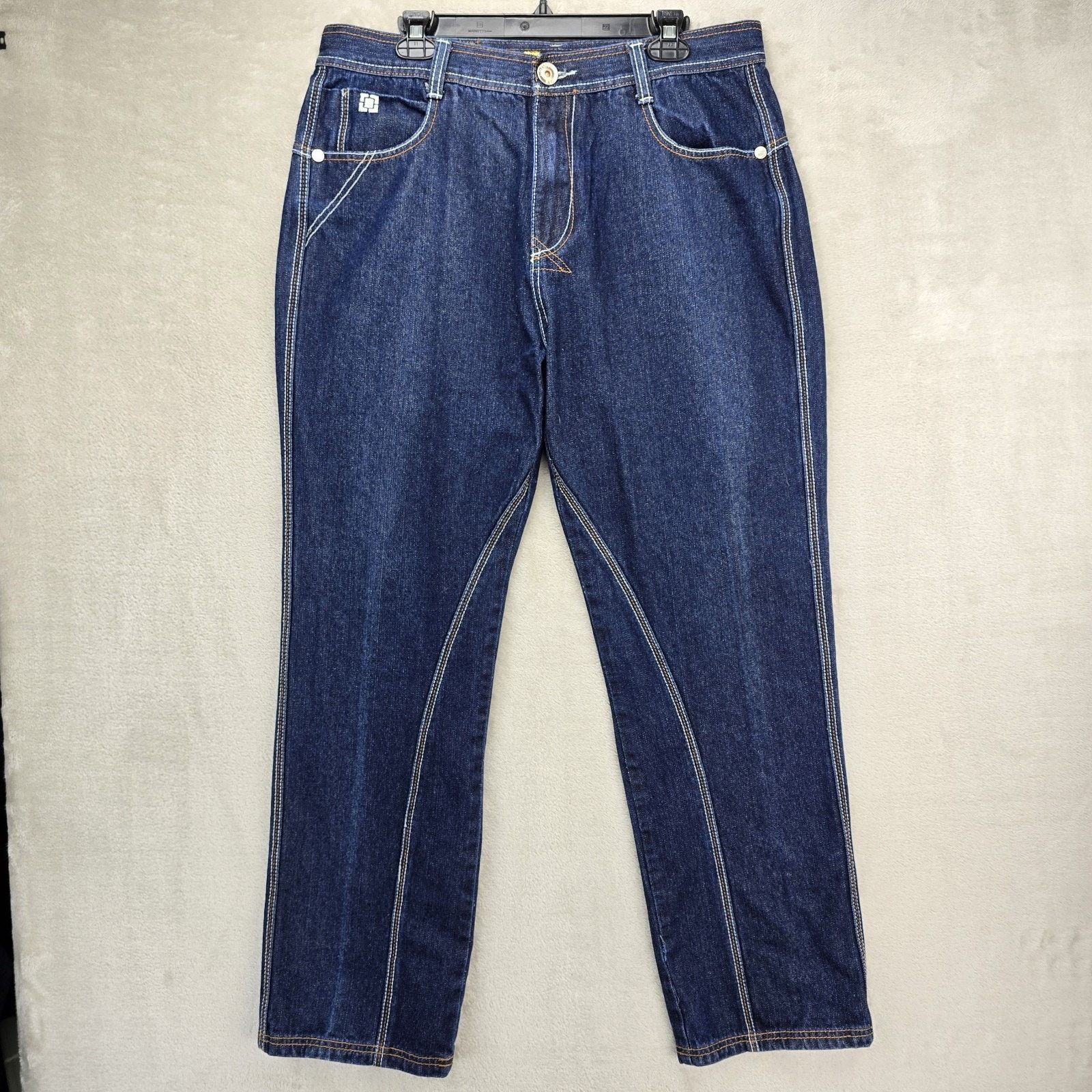 Other Vintage Notorious Big Jeans Fits 36x30 Embroidered Baggy Y2K Size US 36 / EU 52 - 2 Thumbnail