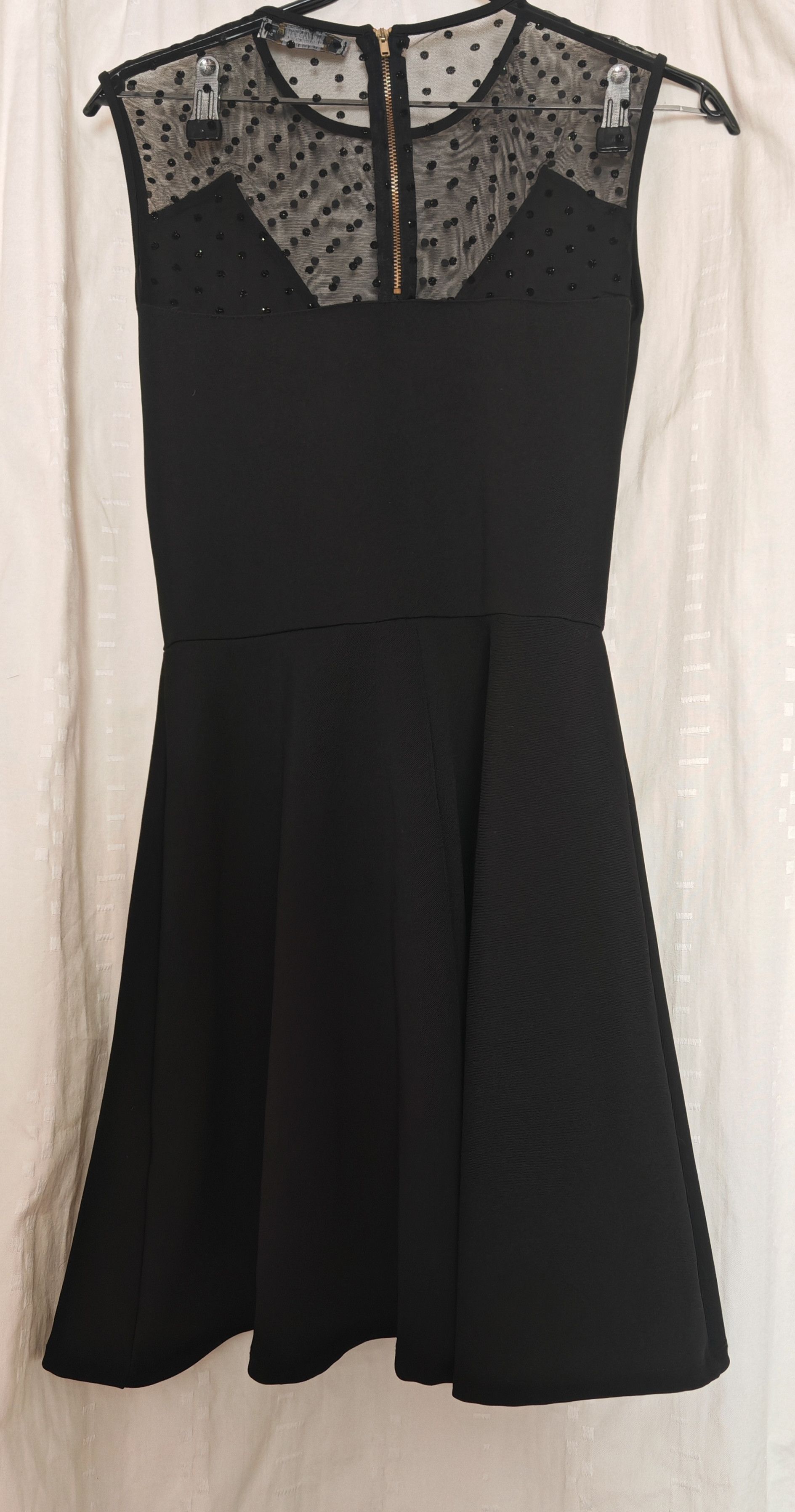 Pull & Bear Pull & Bear Lace Trim Sleeveless Skater Dress Party size L Size L / US 10 / IT 46 - 5 Thumbnail