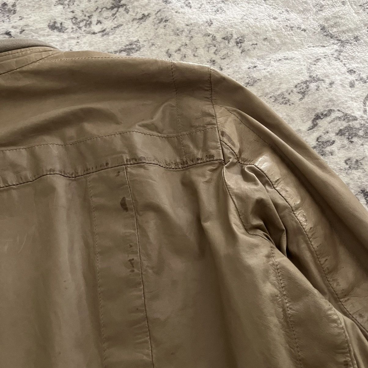 Rick Owens Rick Owens SS04 Kangaroo Leather Bomber Jacket Dust | L Size US L / EU 52-54 / 3 - 9 Thumbnail