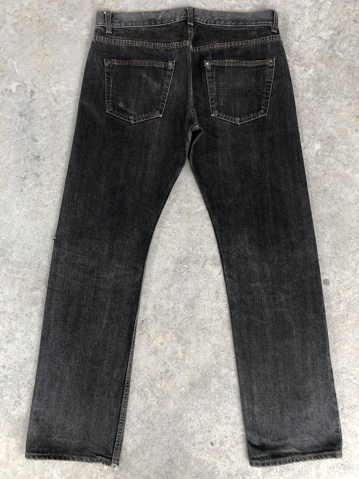 Comme des Garcons Comme des Garcons Homme Selvedge Denim Distressed Jeans Size US 32 / EU 48 - 2 Thumbnail