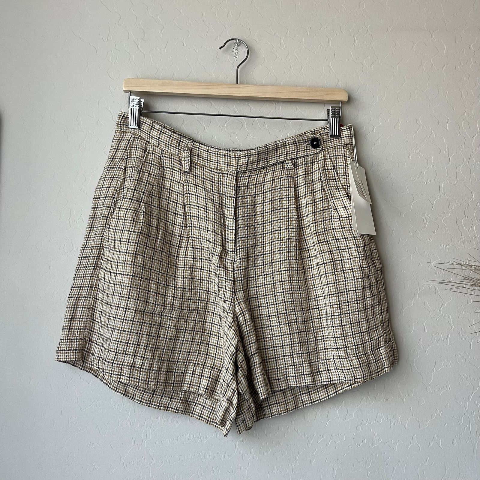 Massimo Alba Massimo Alba Bermuda High Rise Tailored Linen Shorts IT 42 Size 30" / US 8 / IT 44 - 2 Thumbnail