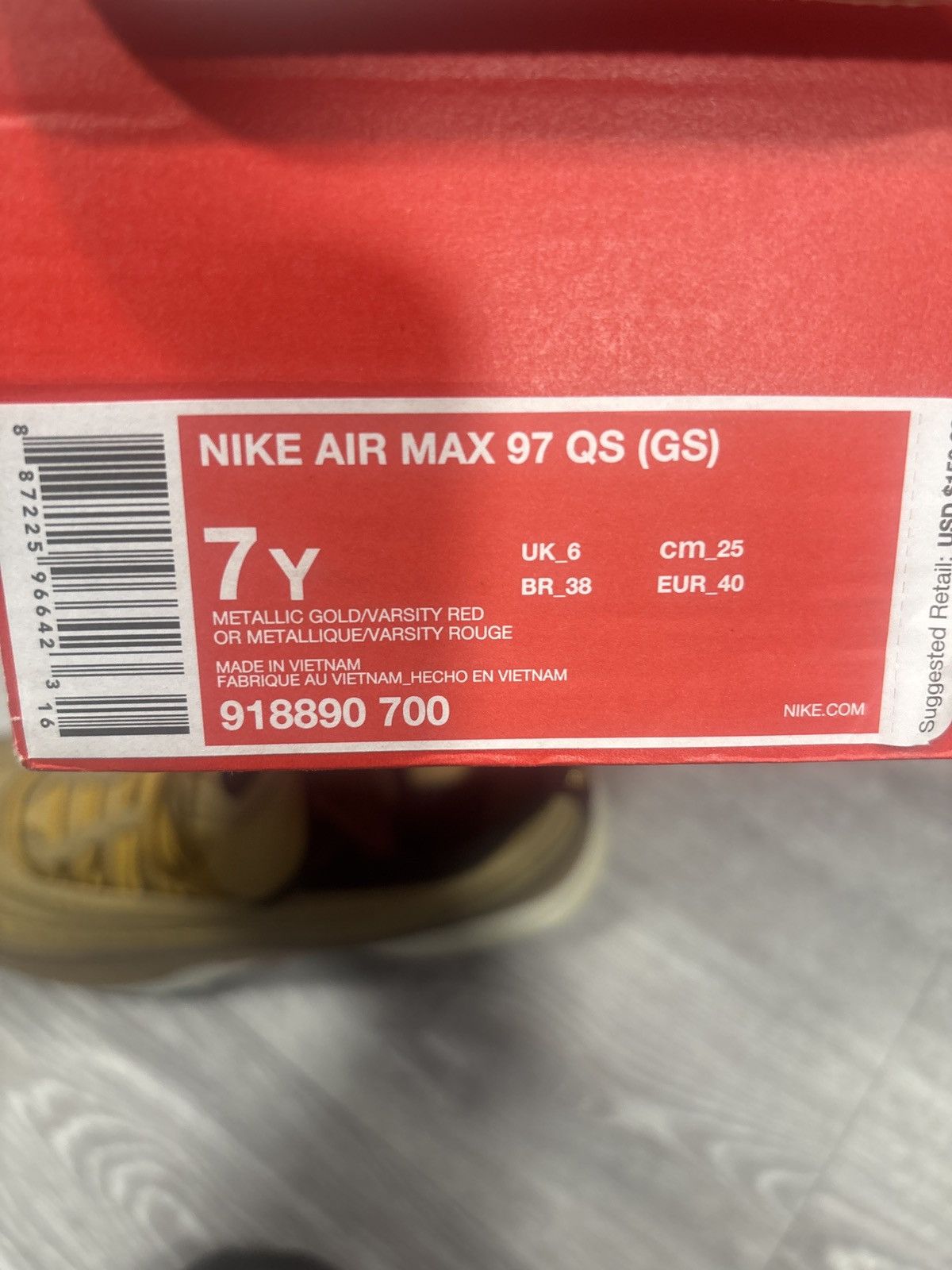 Nike NIKE AIR MAX 97 QS (Gs) Size US 7 / EU 40 - 8 Thumbnail