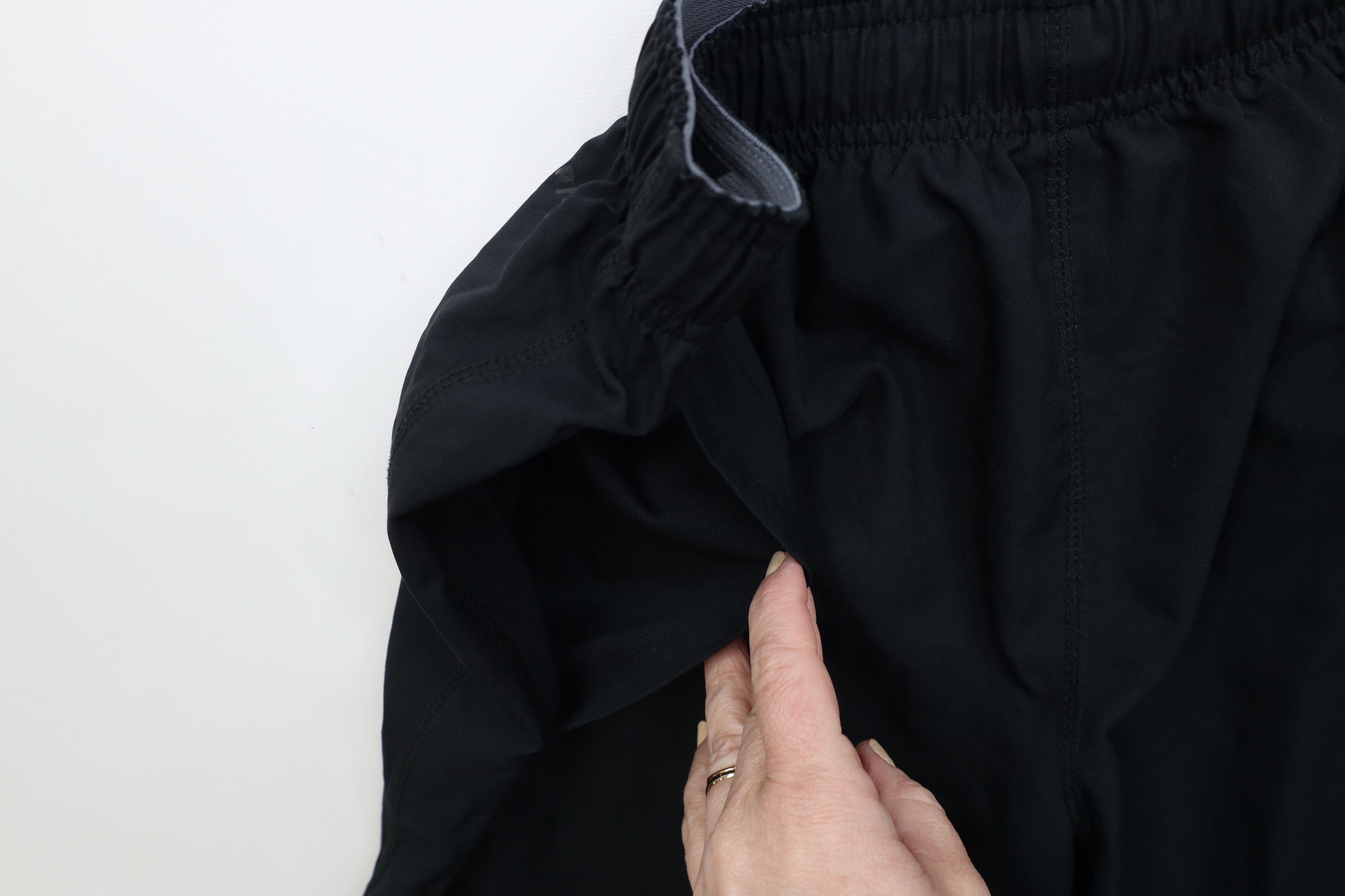 Nike Vintage Y2K Nike Distressed Wide Leg Pants Black Polyester Size US 34 / EU 50 - 8 Thumbnail