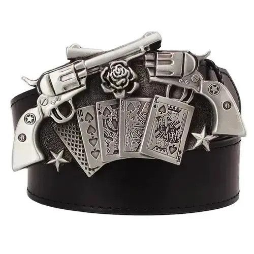 Cowboy Equipment 115cm Cowboy Belt Size ONE SIZE - 4 Thumbnail