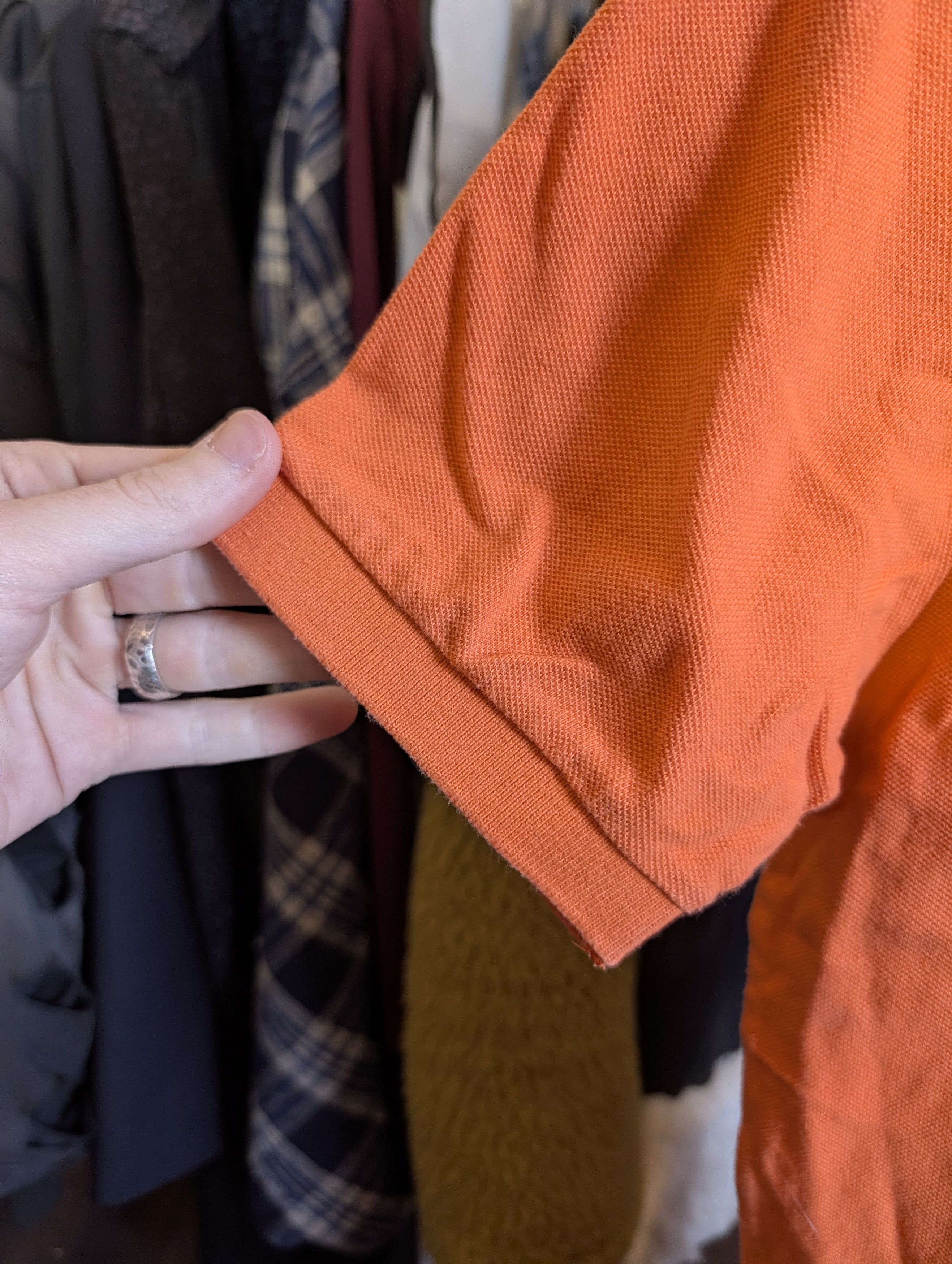 Polo Ralph Lauren Vintage orange logo embroidered S/S polo shirt M Size US M / EU 48-50 / 2 - 6 Thumbnail