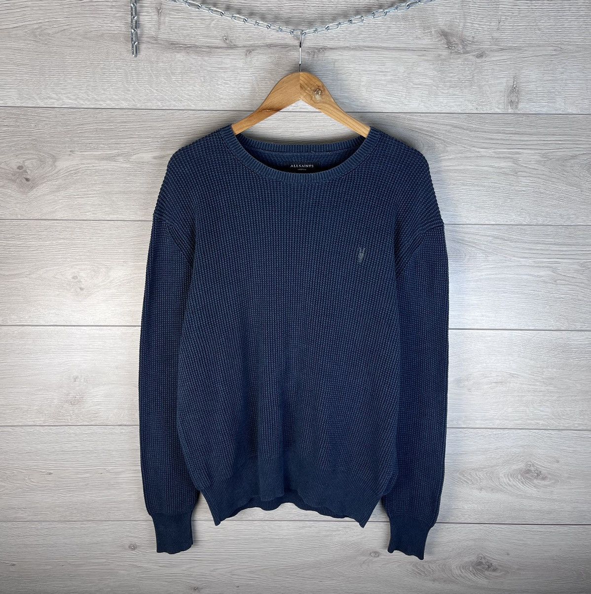 Allsaints Men’s sweater Allsaints size M y2k cotton 100% USA 🇺🇸 Size US M / EU 48-50 / 2 - 1 Thumbnail