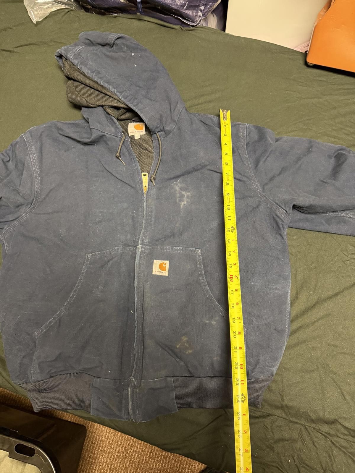Carhartt Carhartt Made in the USA jacket blue large Size US L / EU 52-54 / 3 - 3 Thumbnail