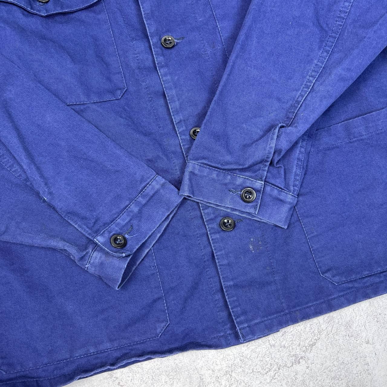 Le Laboureur Vintage 80s French Sanfor Chore Work Jacket Size US L / EU 52-54 / 3 - 6 Thumbnail