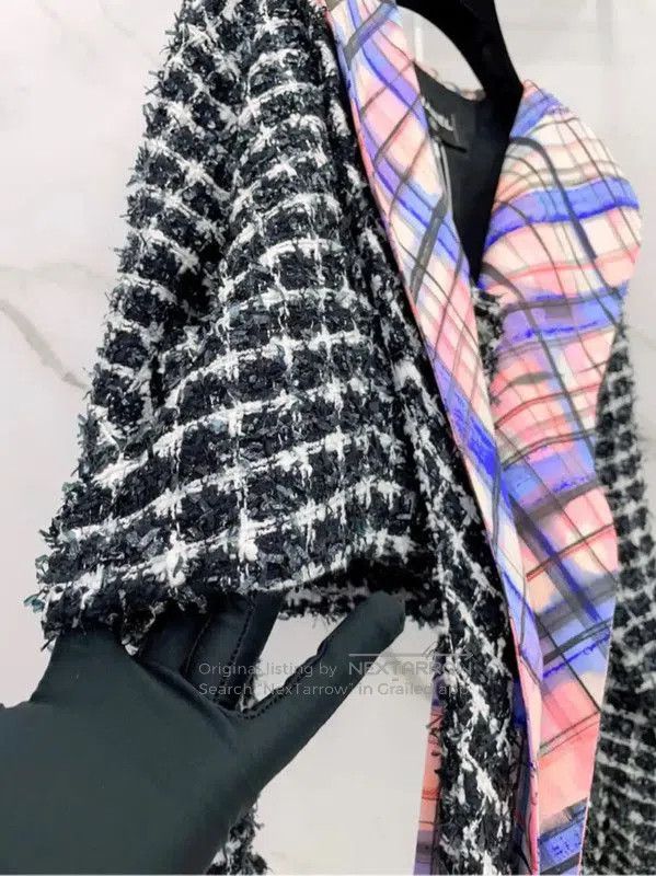Chanel Chanel Colorful Cotton Blend Women's Jacket . Size S / US 4 / IT 40 - 5 Thumbnail