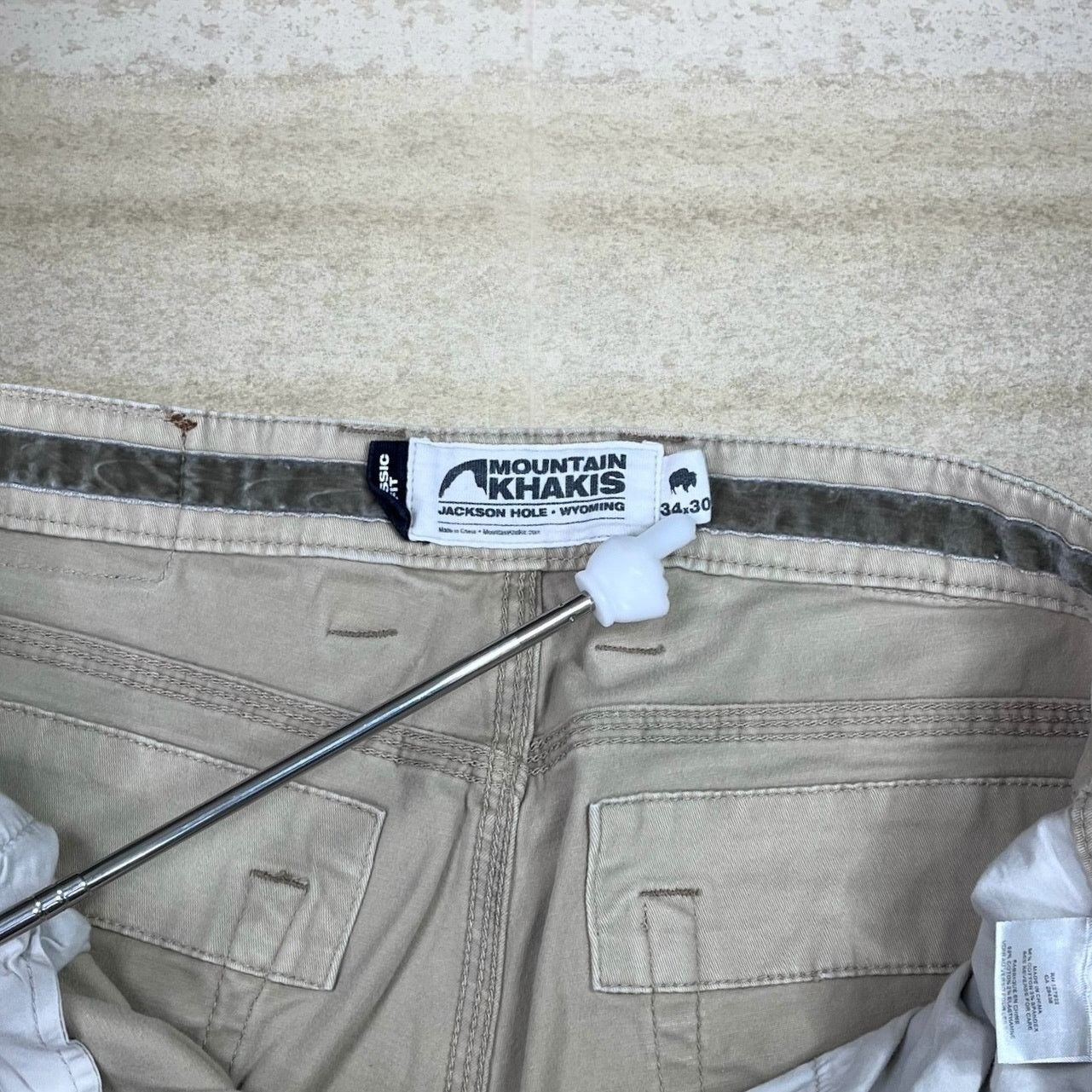 Mountain Khakis Vintage Y2K Mountain Khakis Pants 34x30 Regular Straight Tan Size US 34 / EU 50 - 4 Thumbnail