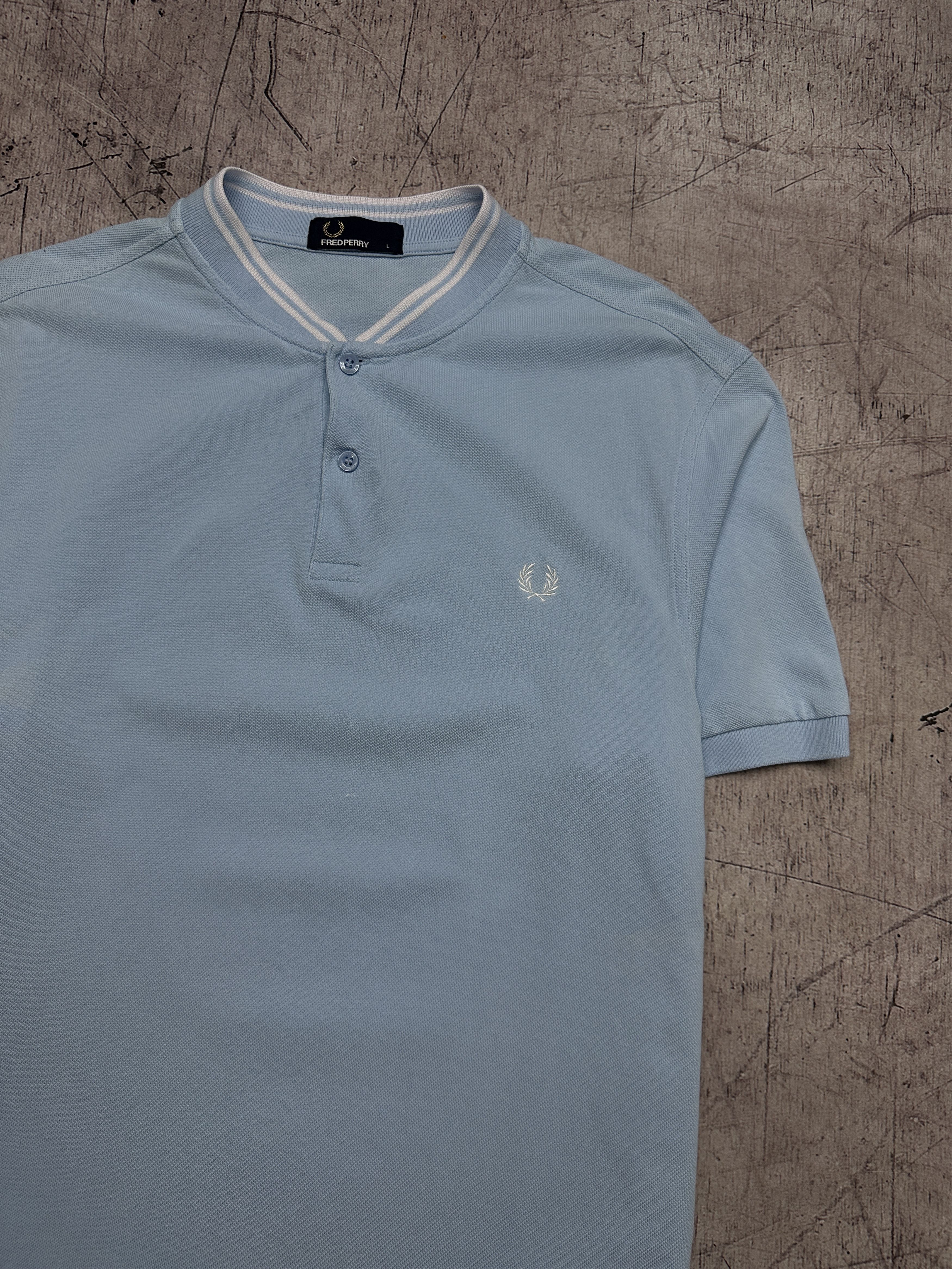 Fred Perry Fred Perry Mens Henley Polo Shirt Size US L / EU 52-54 / 3 - 2 Thumbnail