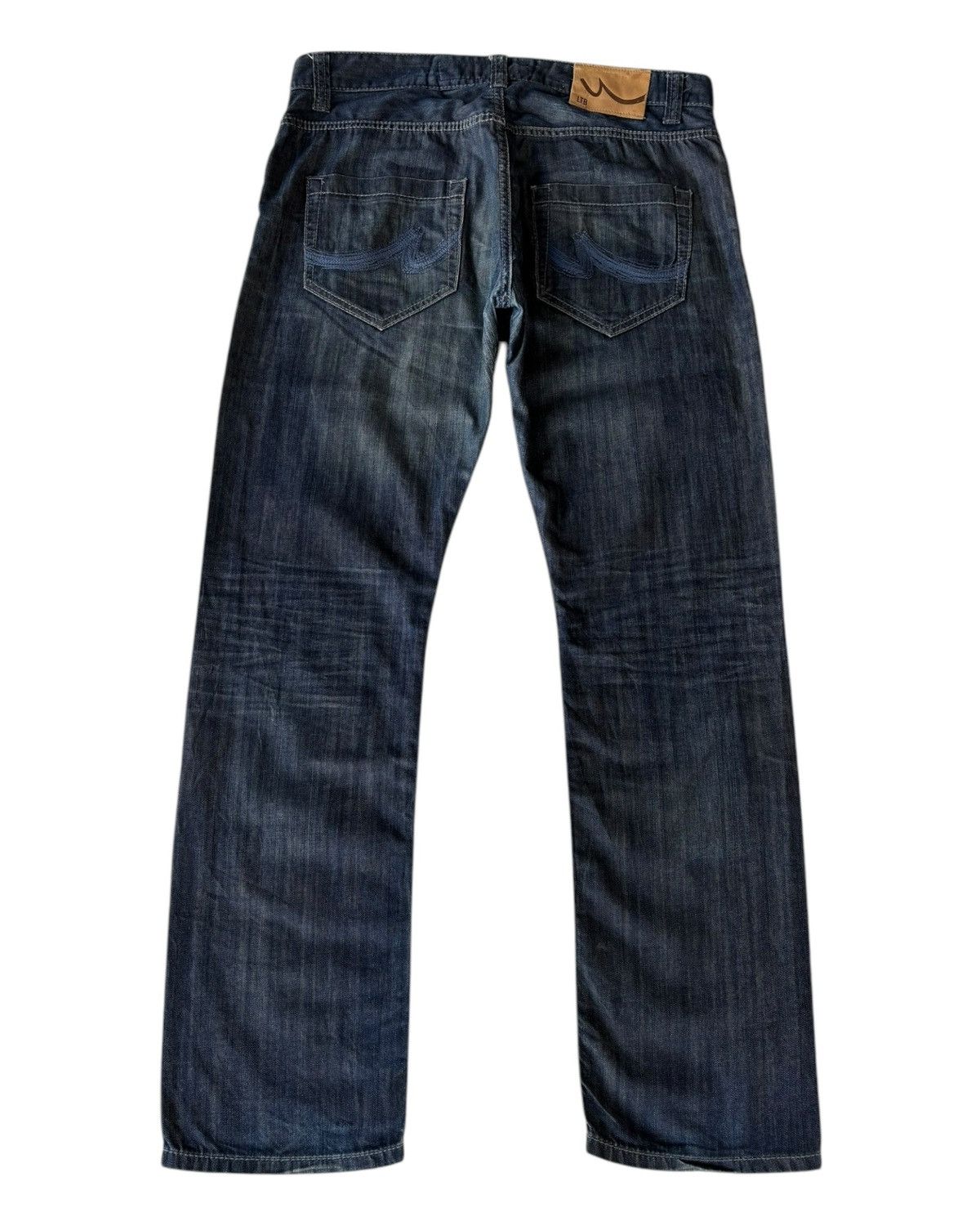 Le Grande Bleu (L.G.B.) Baggy Jeans LTB 1948 Loose Fit Denim Jeans Diesel Style Size US 35 - 2 Thumbnail