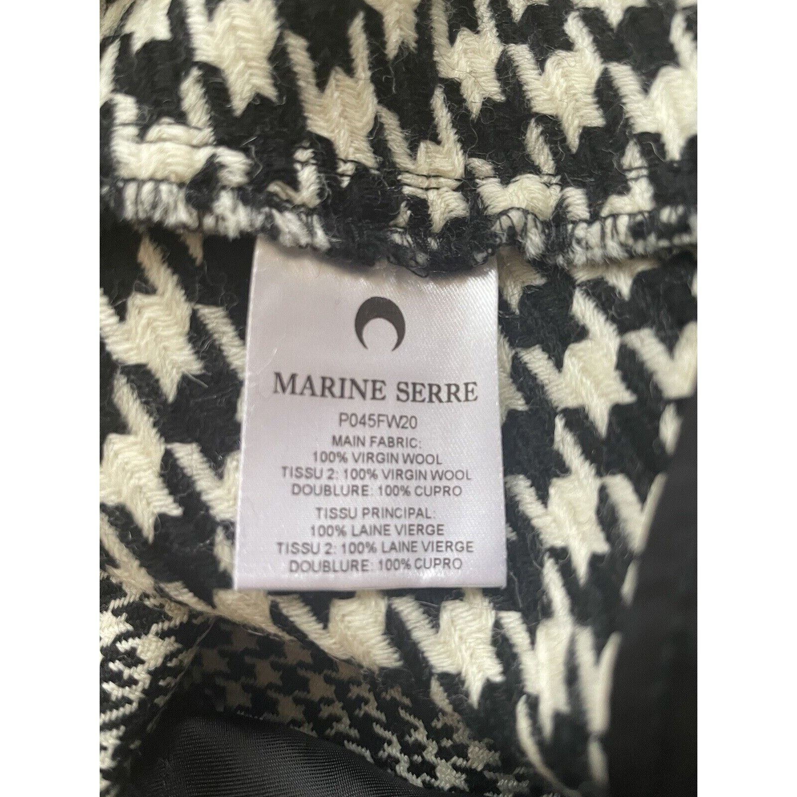 Marine Serre FW20 Marine Serre Houndstooth Check Wool Trousers Size XS Size US 28 / EU 44 - 5 Thumbnail