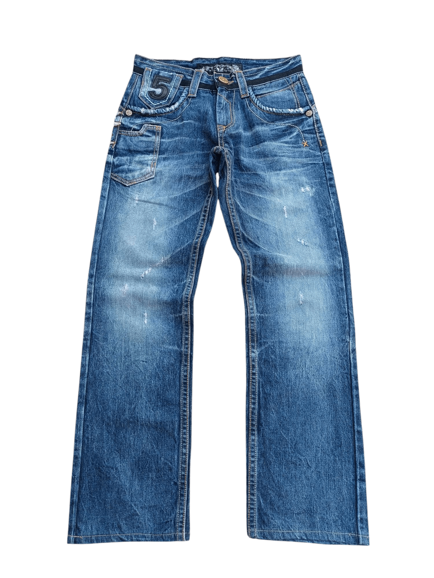 Japanese Brand Japan RedPepper Distressed Seditionaries Rare Design Denim Size US 30 / EU 46 - 2 Thumbnail