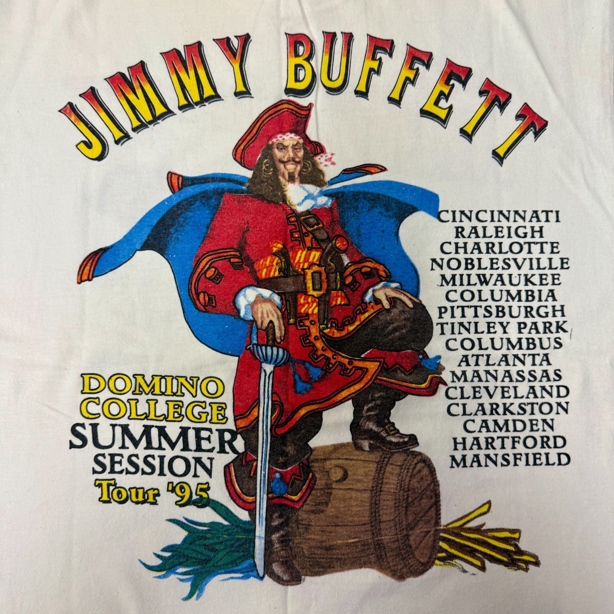 Other JIMMY BUFFETT Domino College SUMMER SESSION Tour 1995 Shirt Size US XL / EU 56 / 4 - 4 Thumbnail