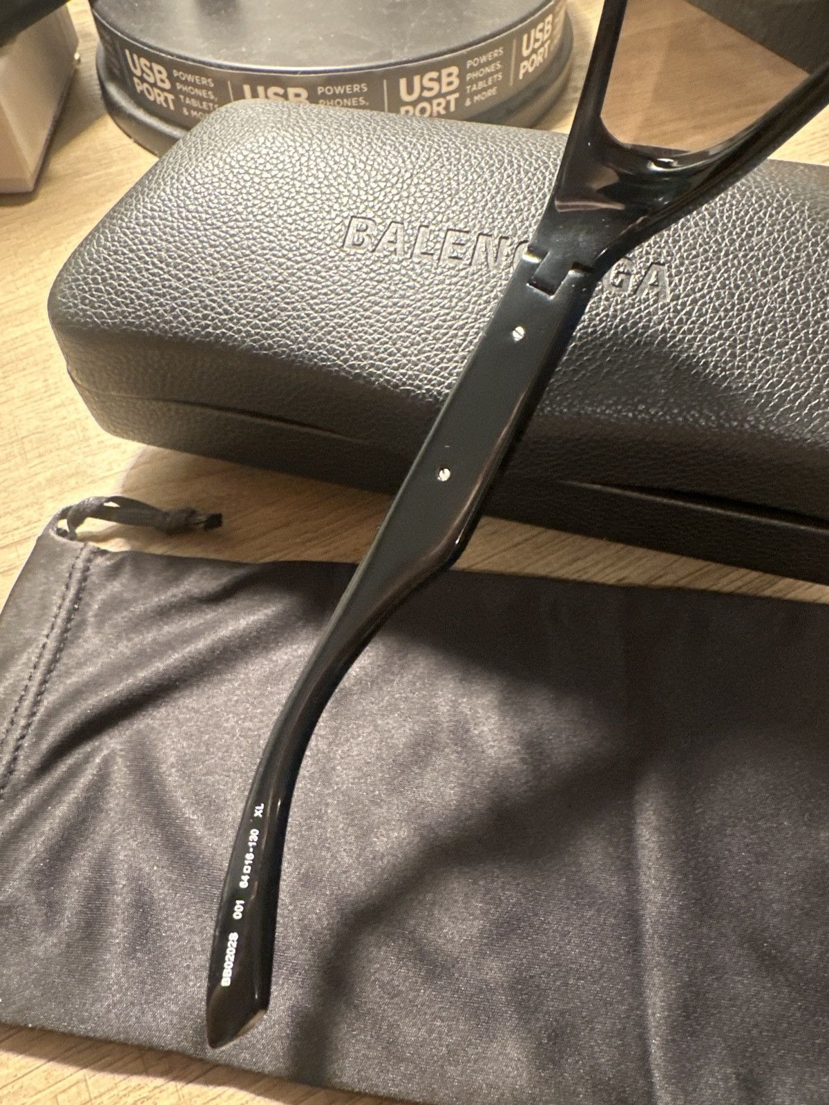 Balenciaga Black Exaggerated Sport Goggle Sunglasses Size ONE SIZE - 6 Thumbnail