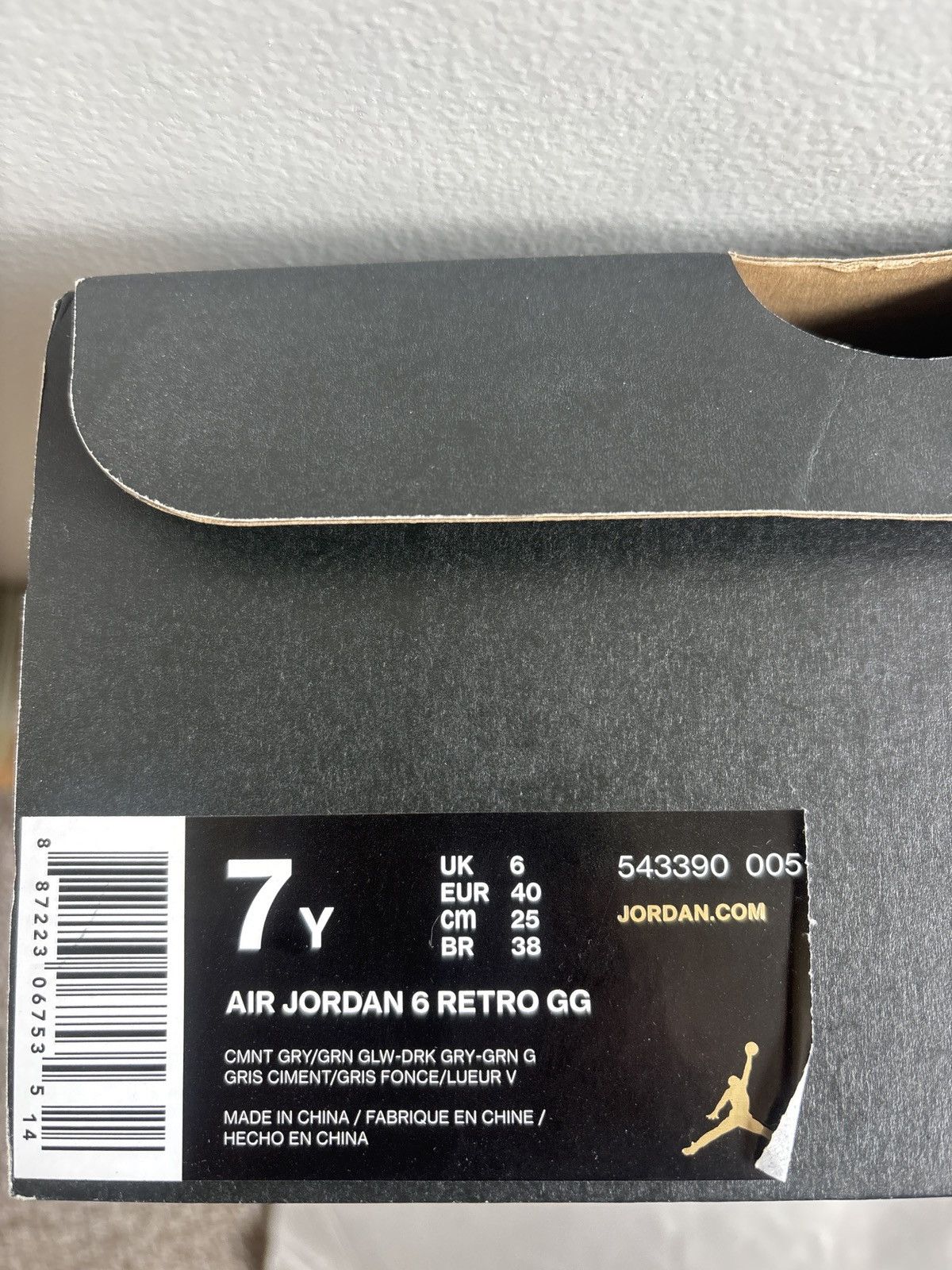 Jordan Brand Jordan 6 Green Glow Size US 7 / EU 40 - 3 Thumbnail