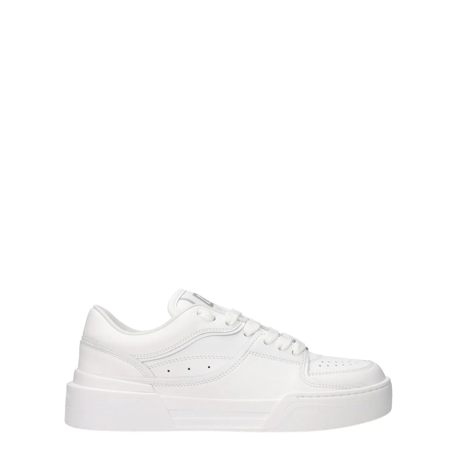 Dolce & Gabbana ob1o1e1124 Leather Sneakers in White Size US 6 / IT 36 - 1 Thumbnail