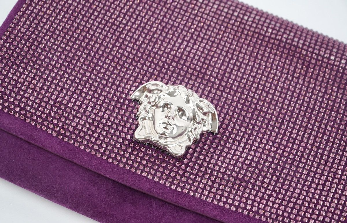 Versace Versace - Palazzo Medusa Chain / Clutch - Swarovski Suede Size ONE SIZE - 6 Thumbnail
